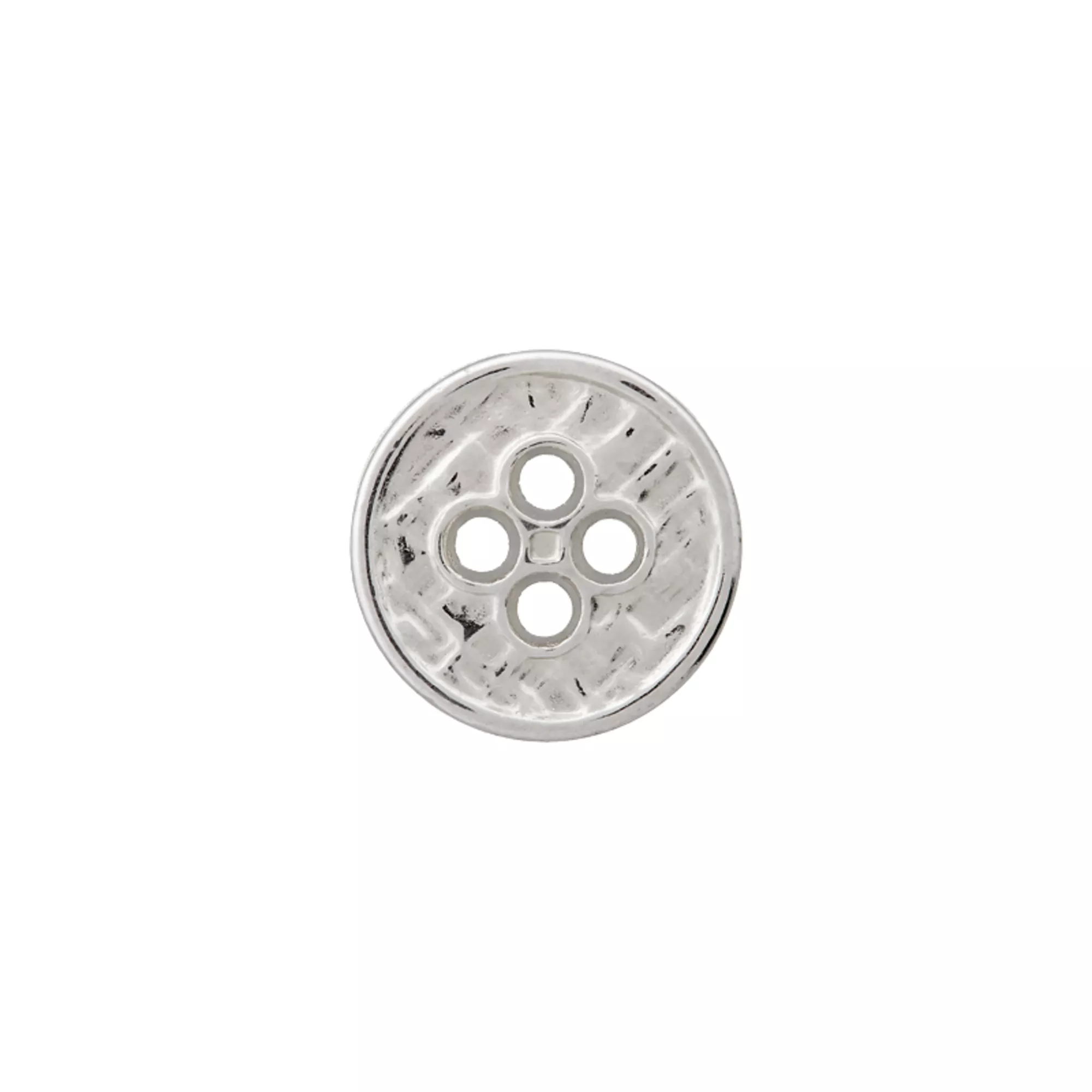 Metal button 4-holes, usable on both sides