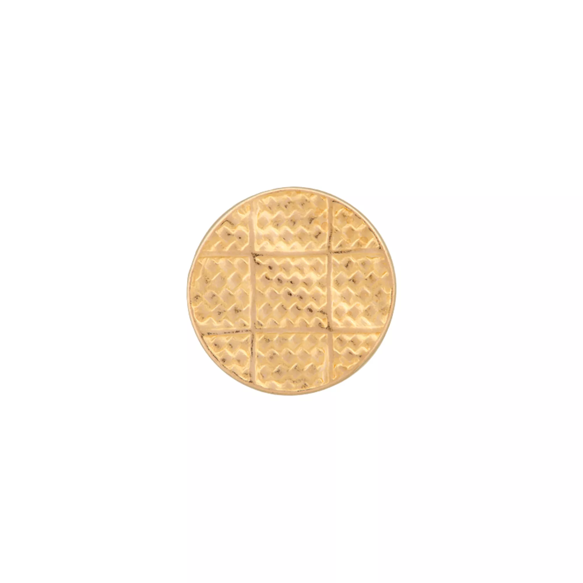 Bouton métal pied