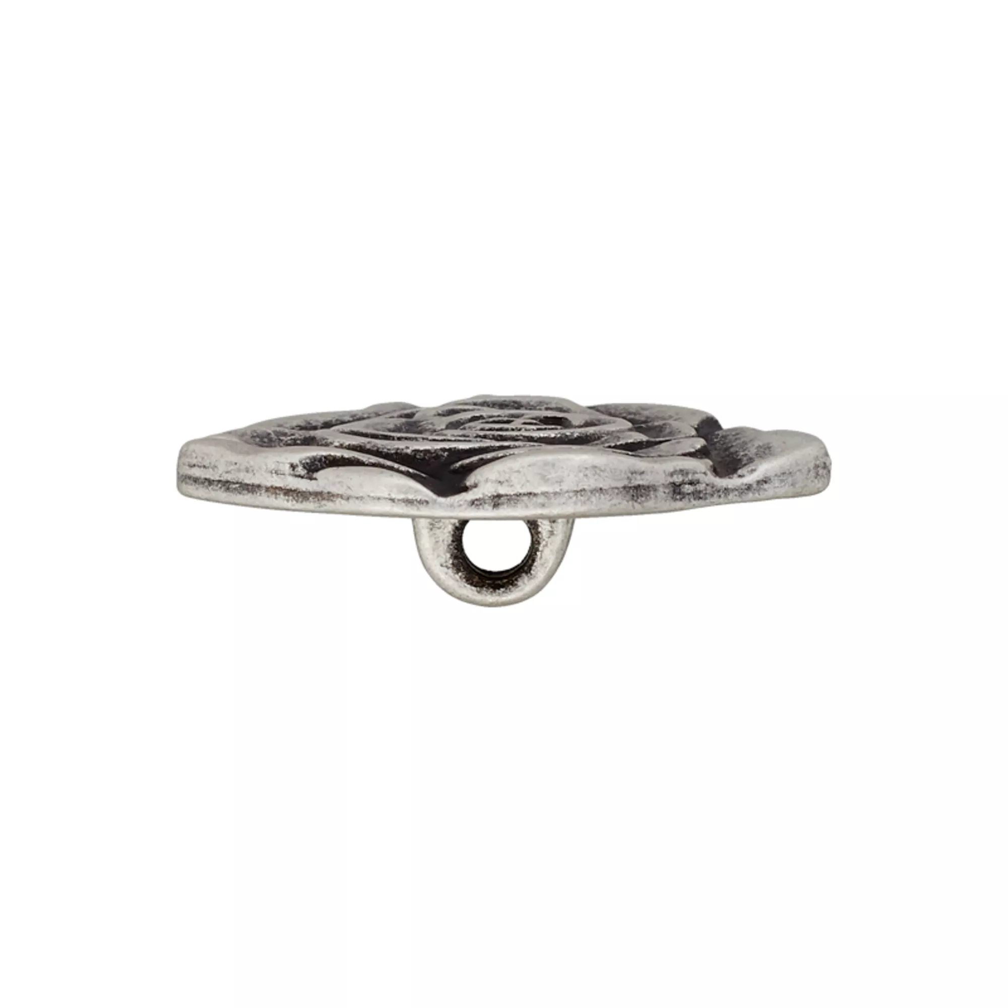 Metal button Rose