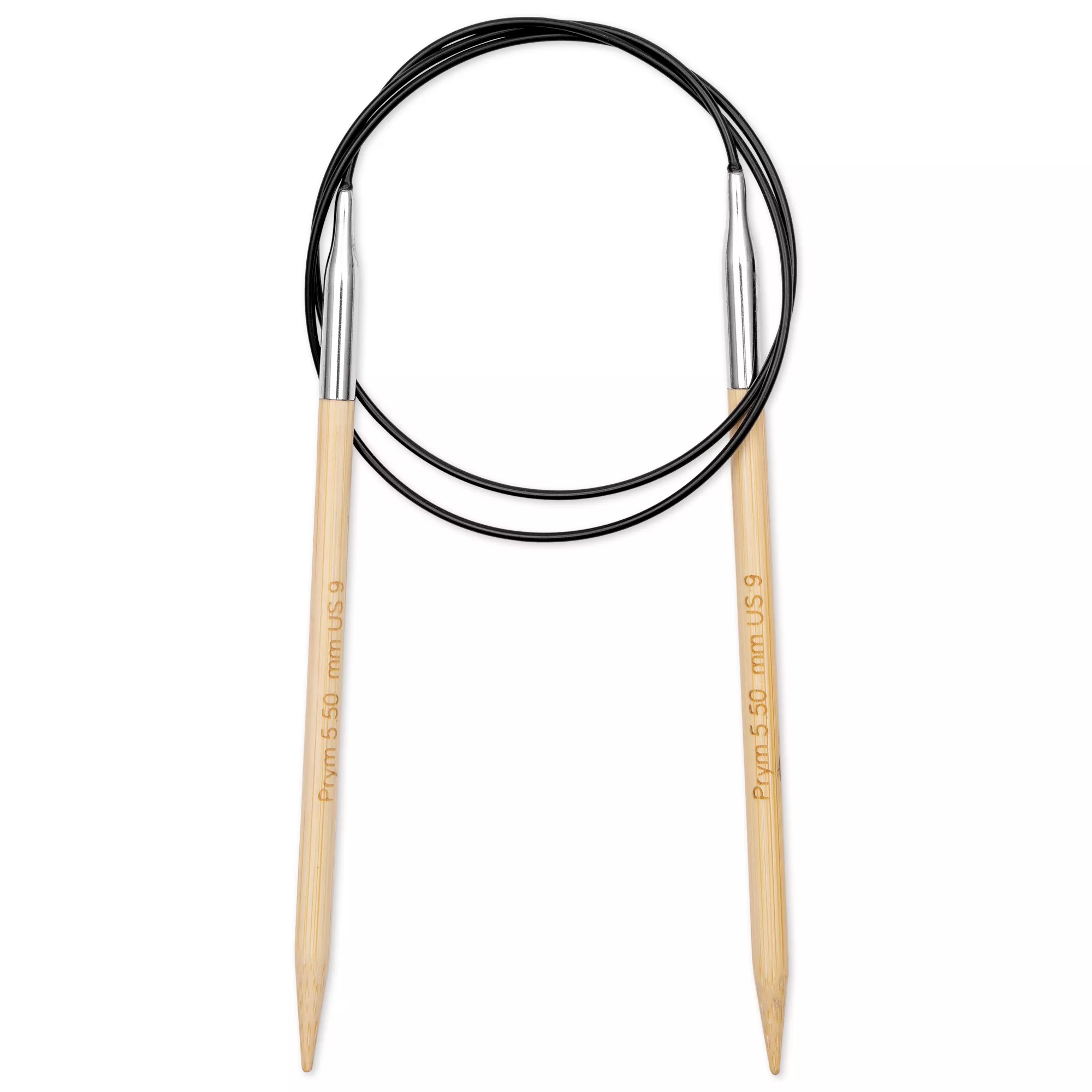 Aiguille à tricoter circulaire Bambou Prym 1530, 80cm, 5,50mm