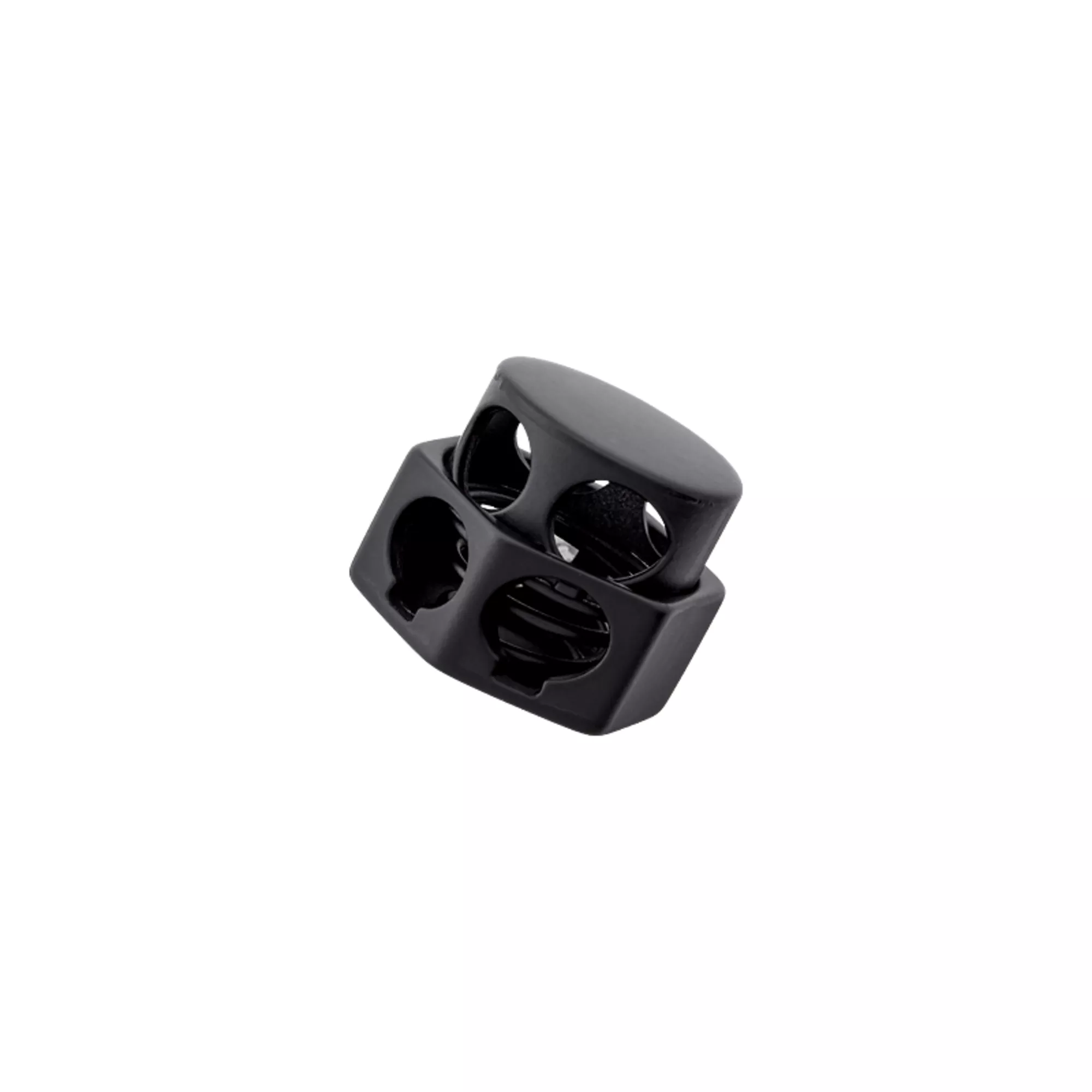 Bloccacordoncini/cunicolo 4mm, 2 fori