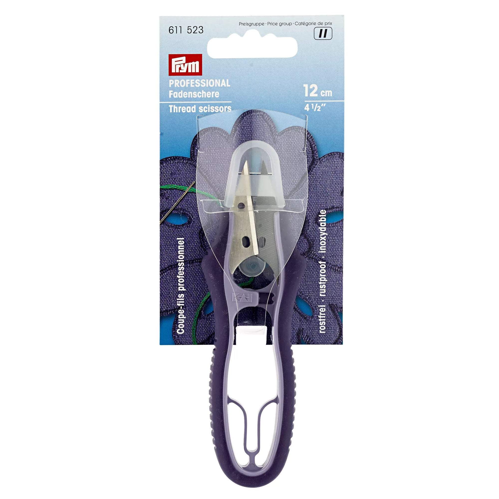 Corta-hilos ‘Professional’ con mango suave y tope protector