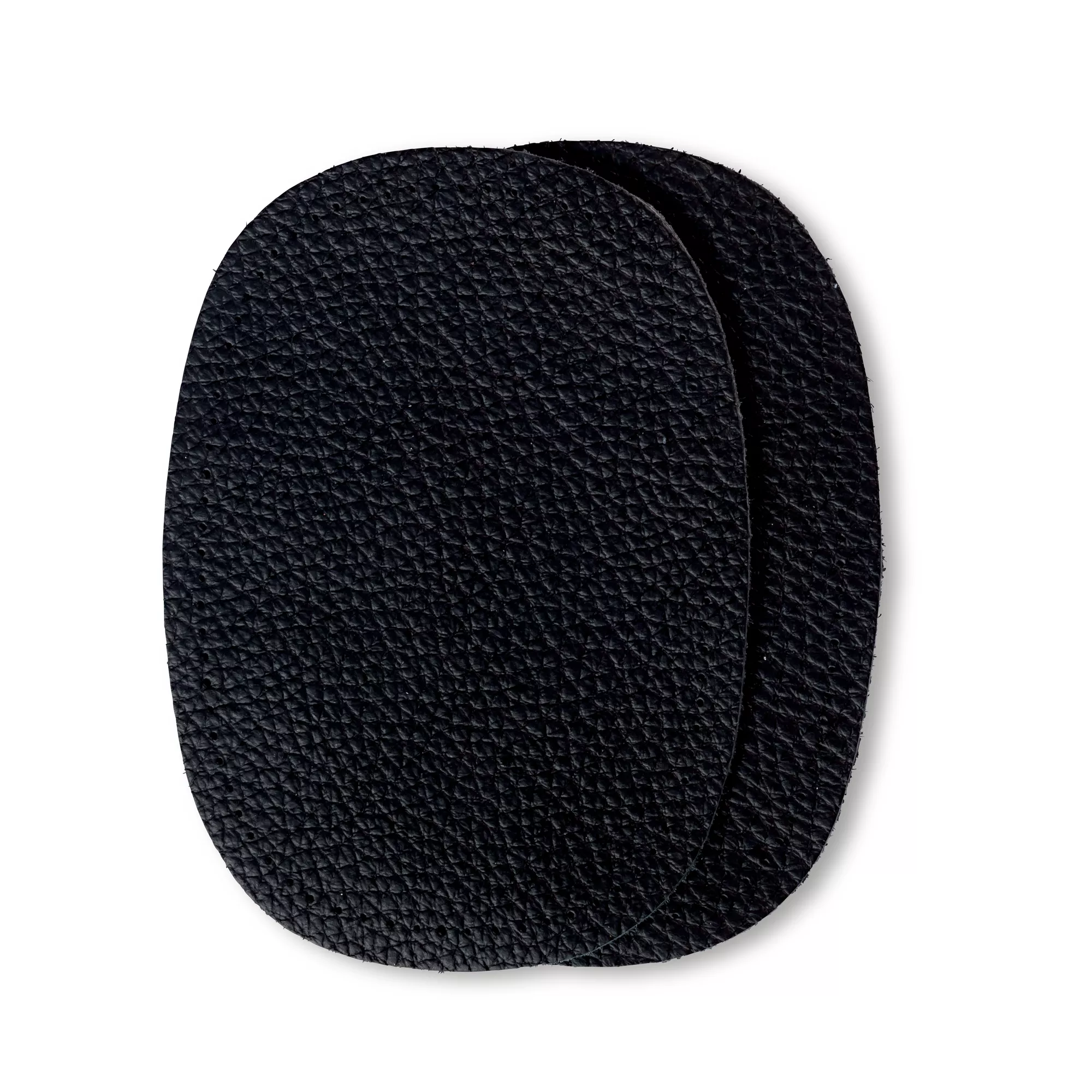 Sew-on nappa leather patches, 10 x 14cm, black