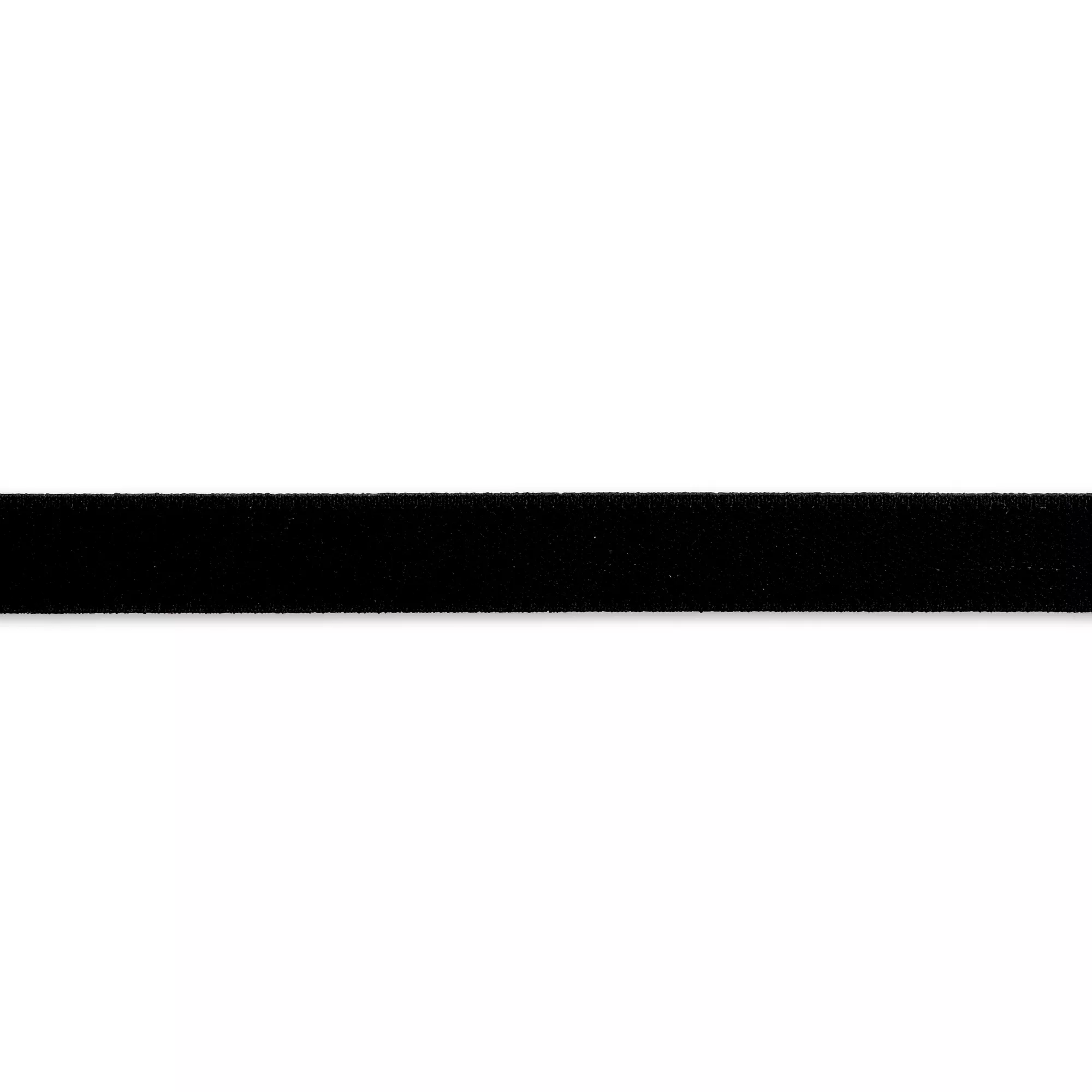 Elastico vellutato, 20mm, nero, 10m