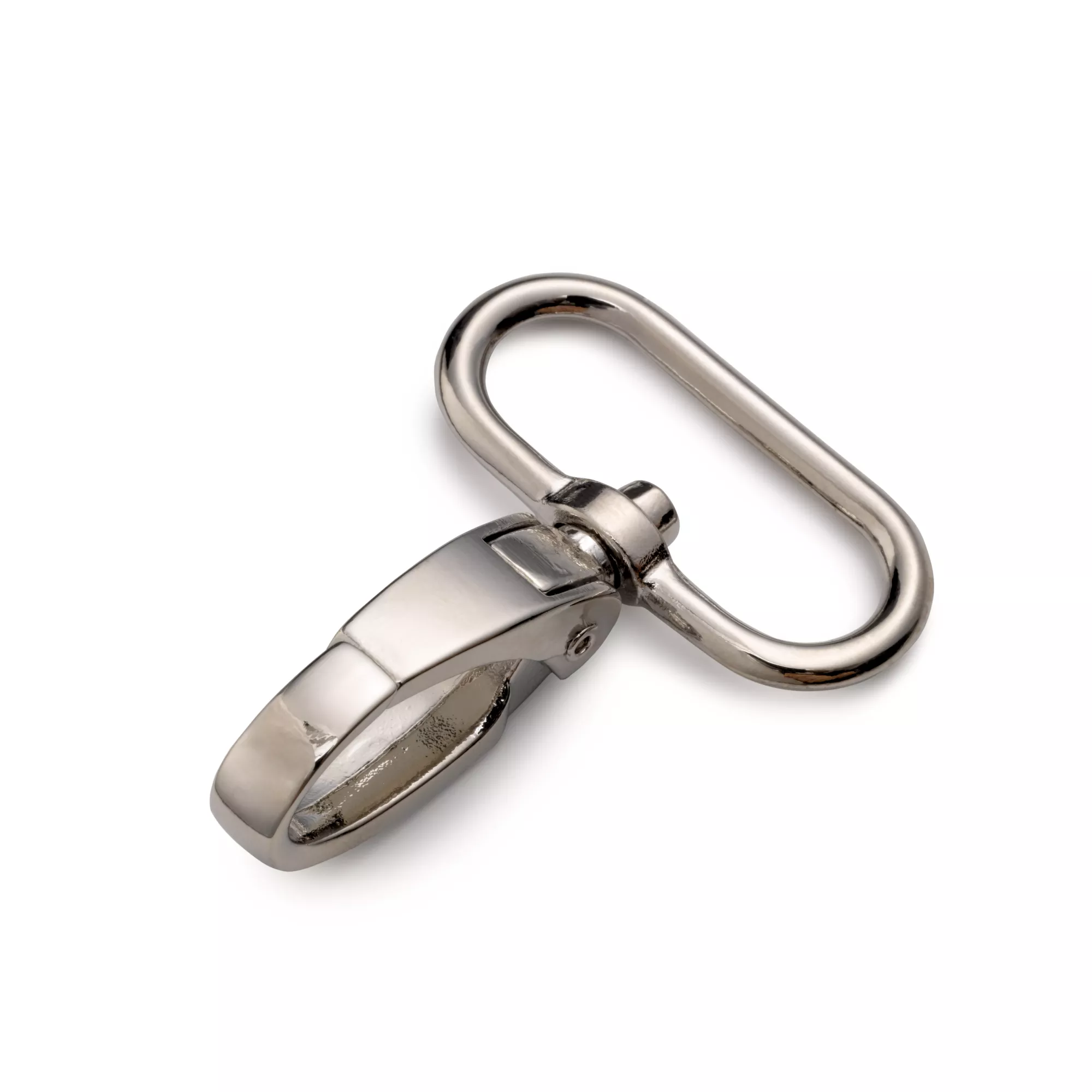 Snap hook 30 x 45mm, silver-coloured