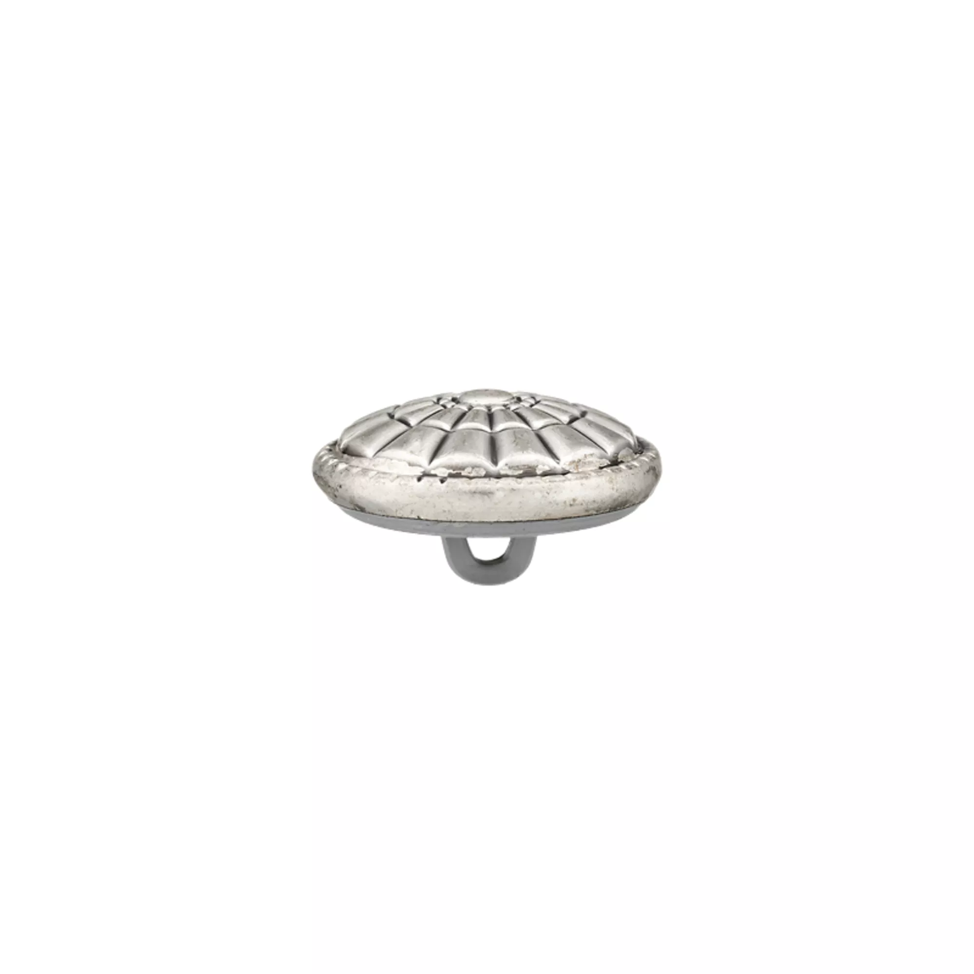 Bouton metal pied, Fleur