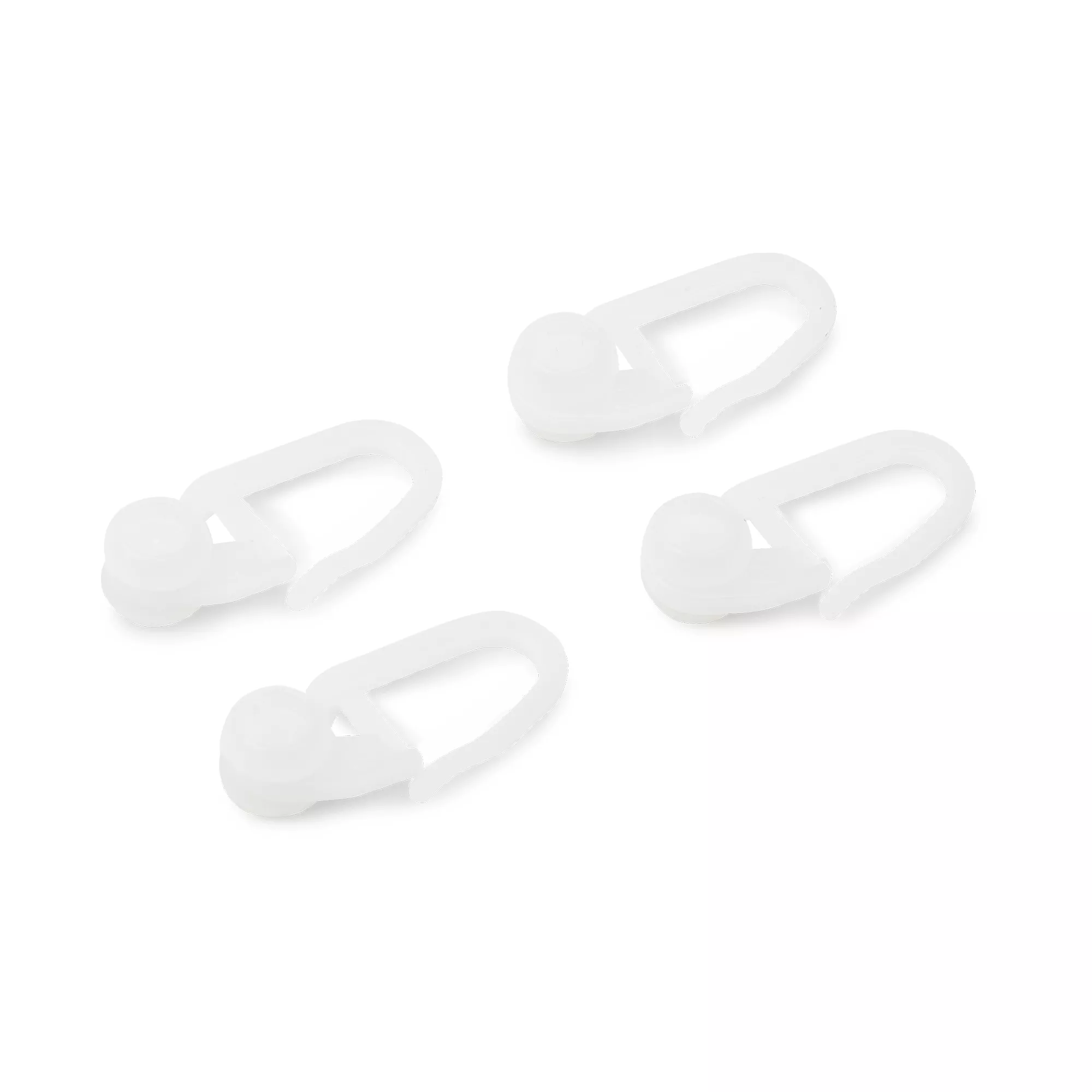 Runners with pleat hook, 8mm, white, 20Items
