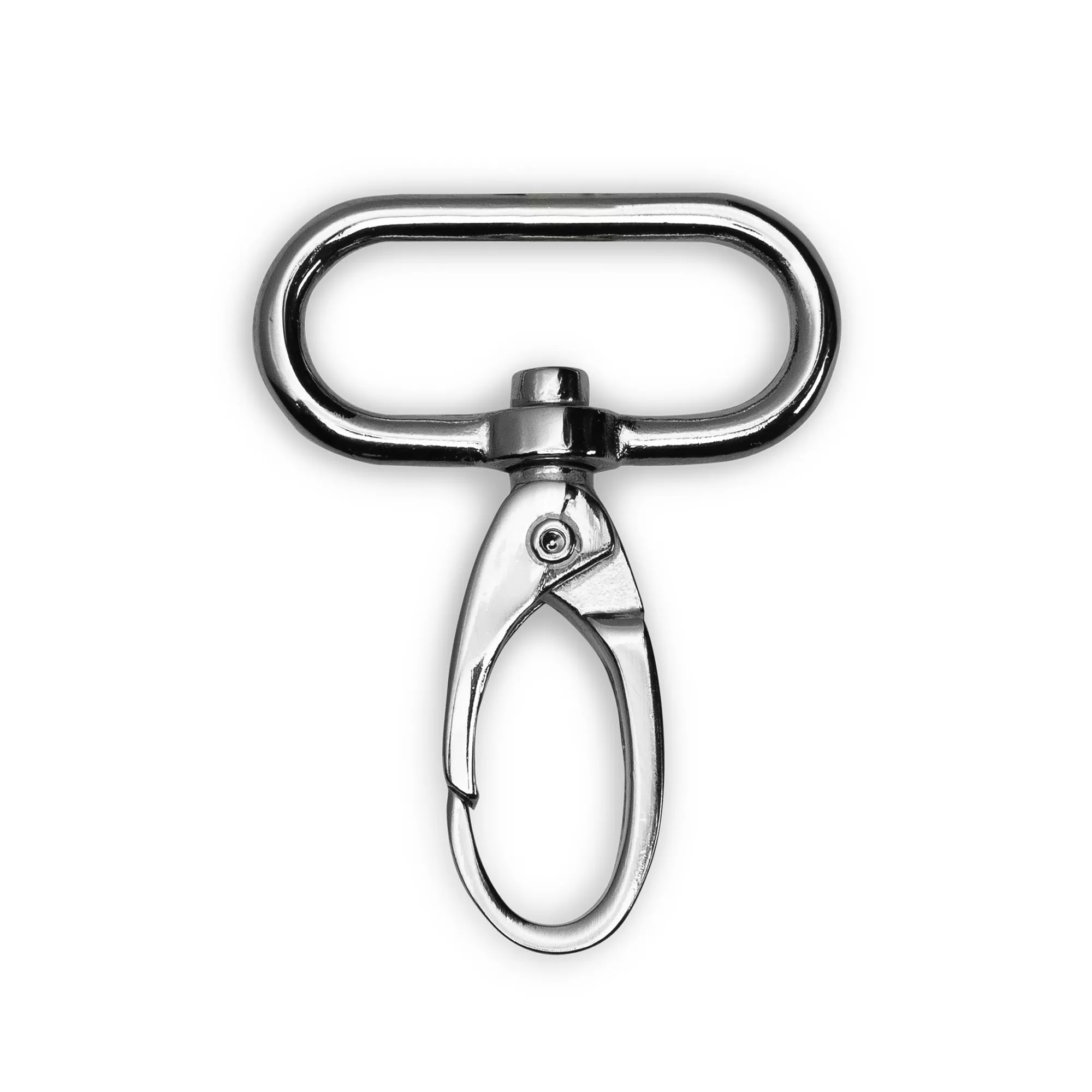 Snap hook 30 x 45mm, silver-coloured