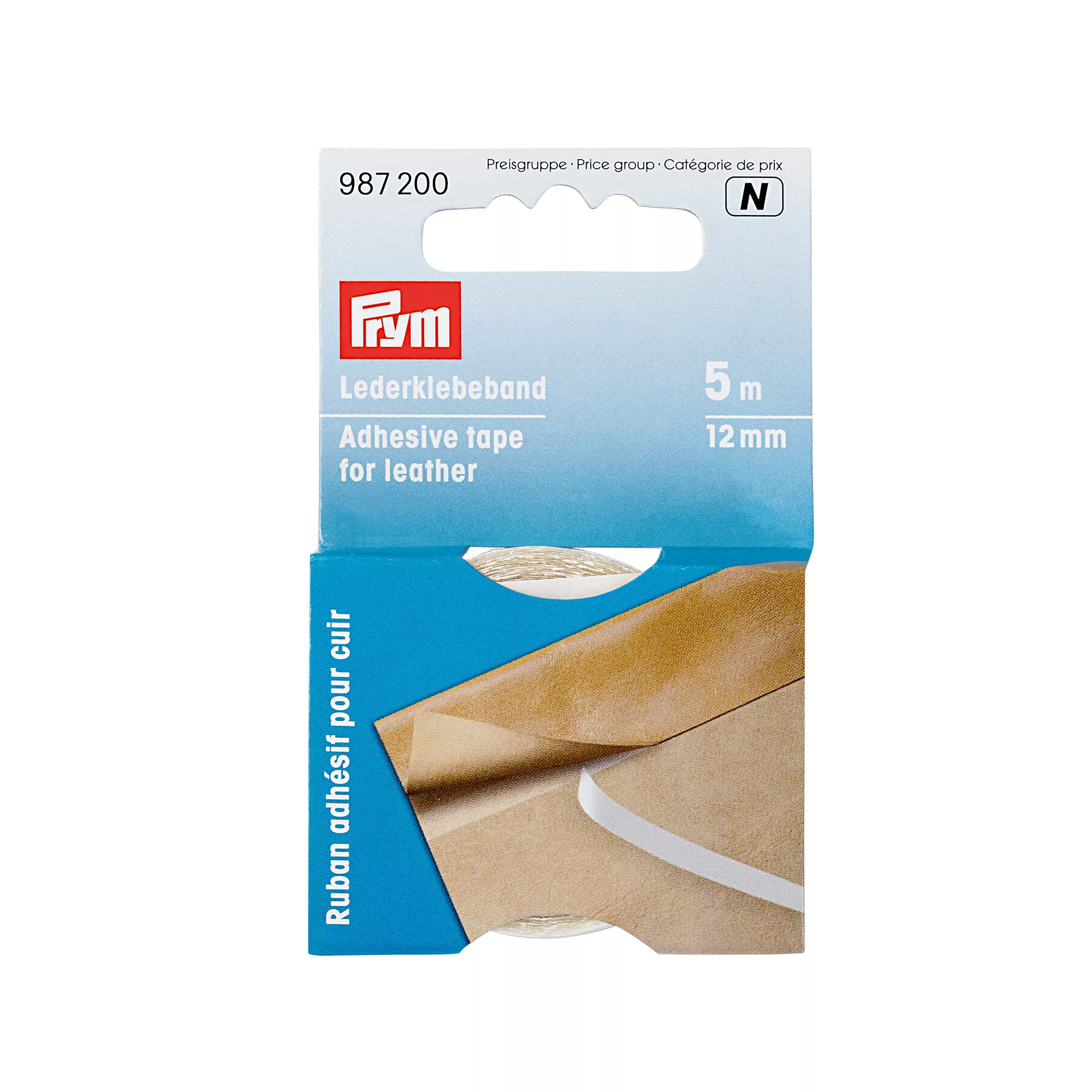 Adhesive tape for leather