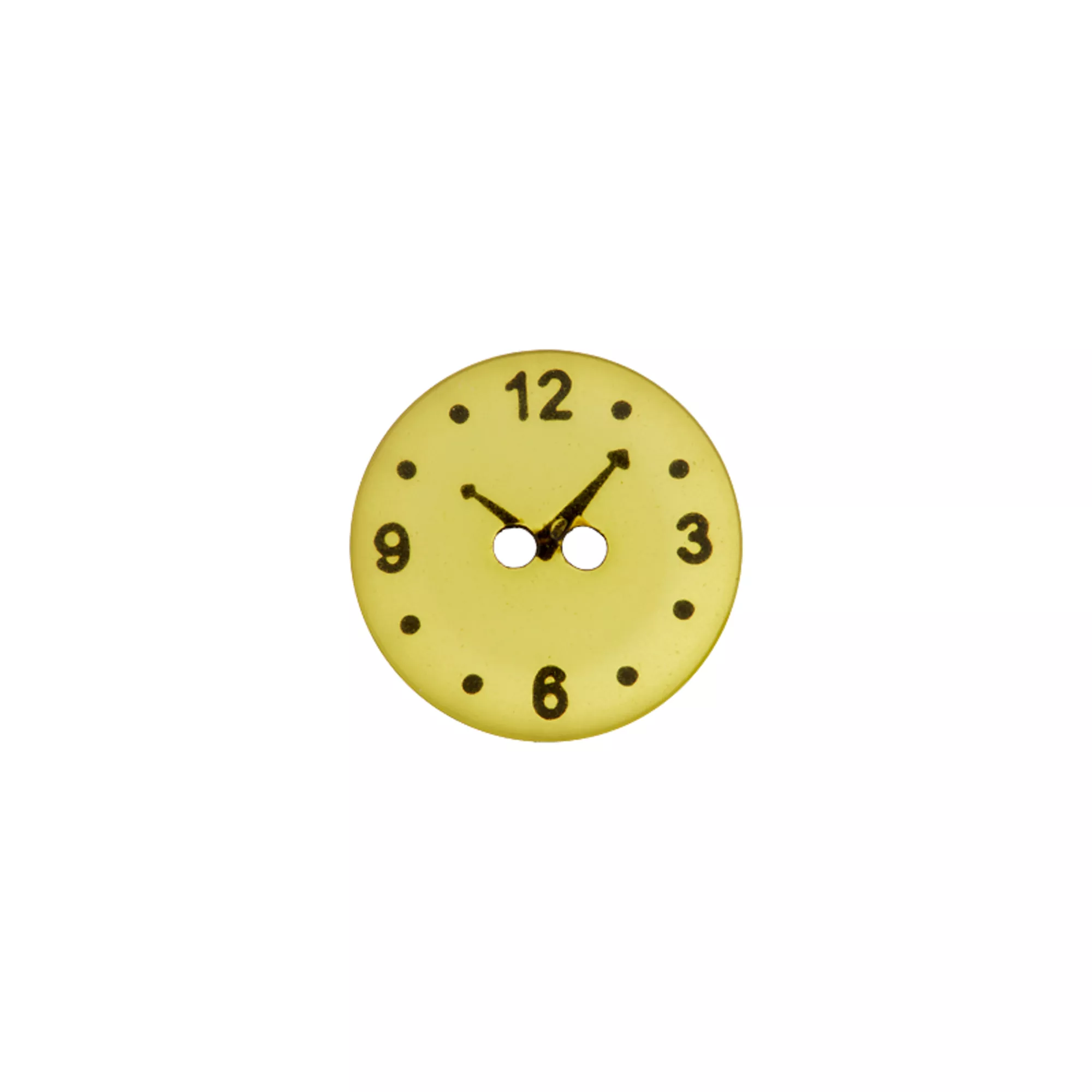 Polyester button 2-holes, Clock