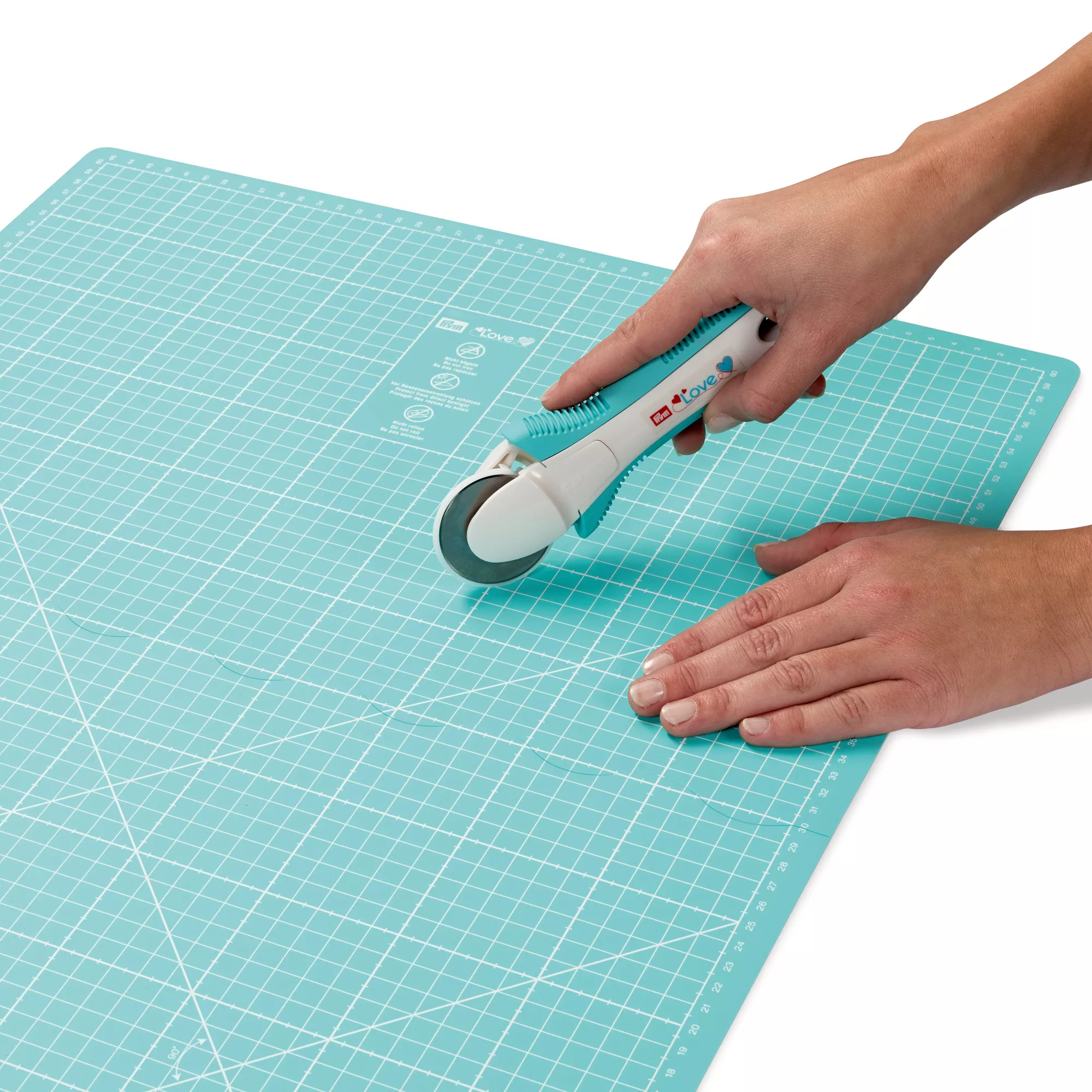 Foldable cutting mat 45x60cm Prym Love