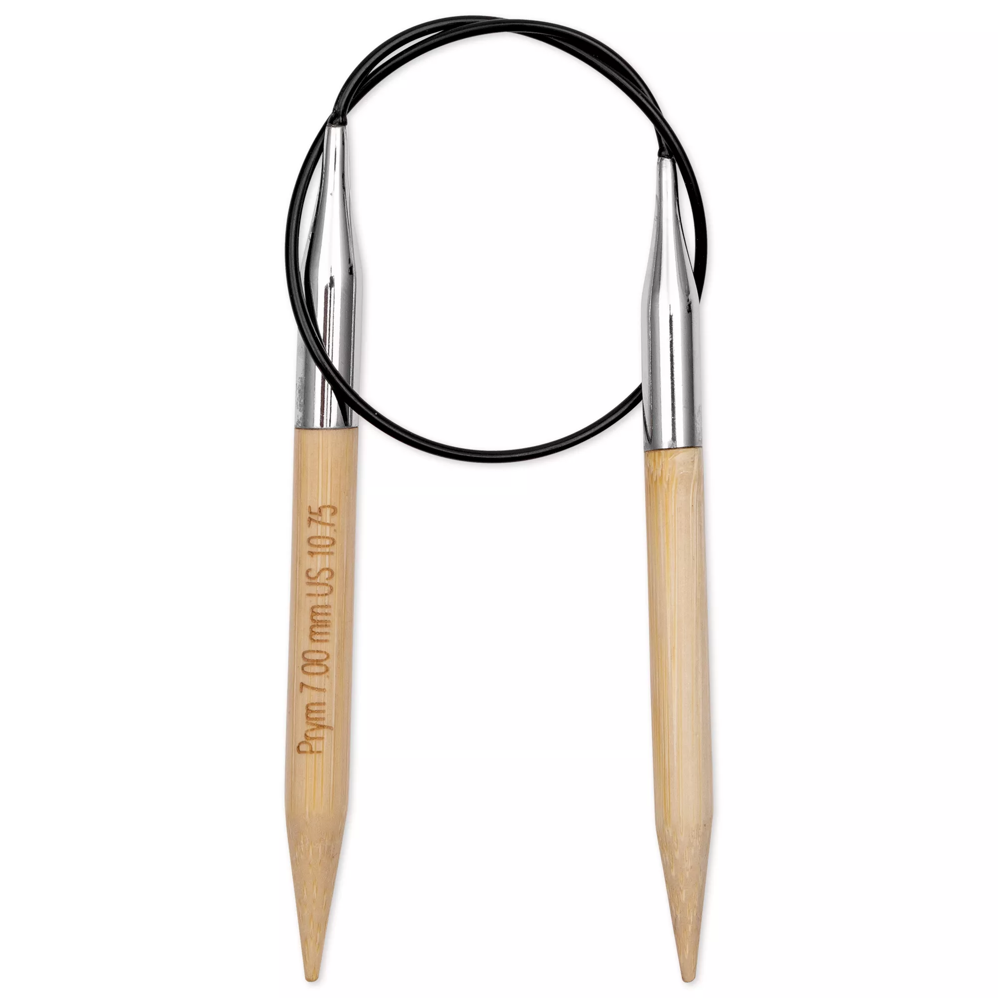 Aiguille à tricoter circulaire Bambou Prym 1530, 40cm, 7,00mm