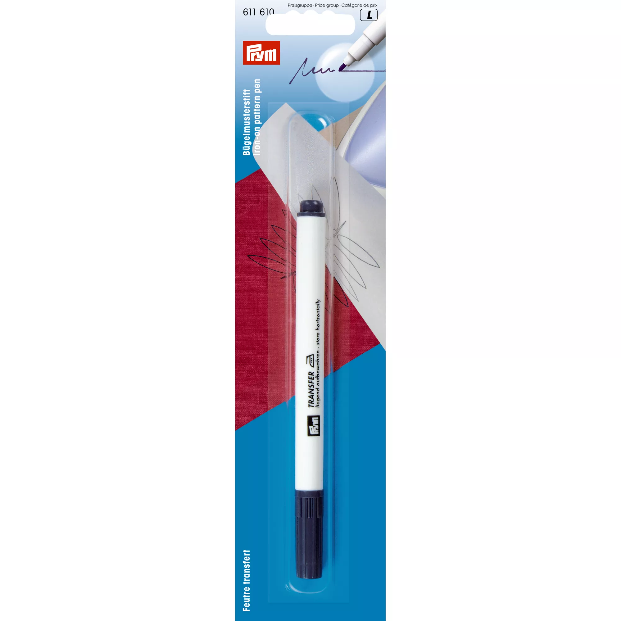 Iron-on pattern pen/pencil