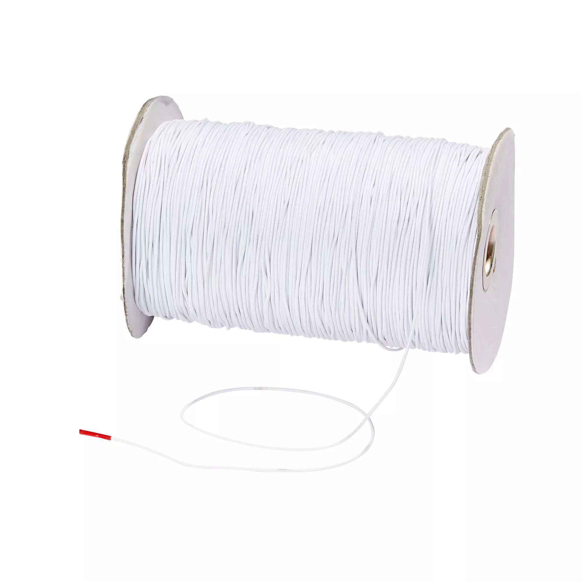 Cordón elástico, 1,5mm, blanco, 500m