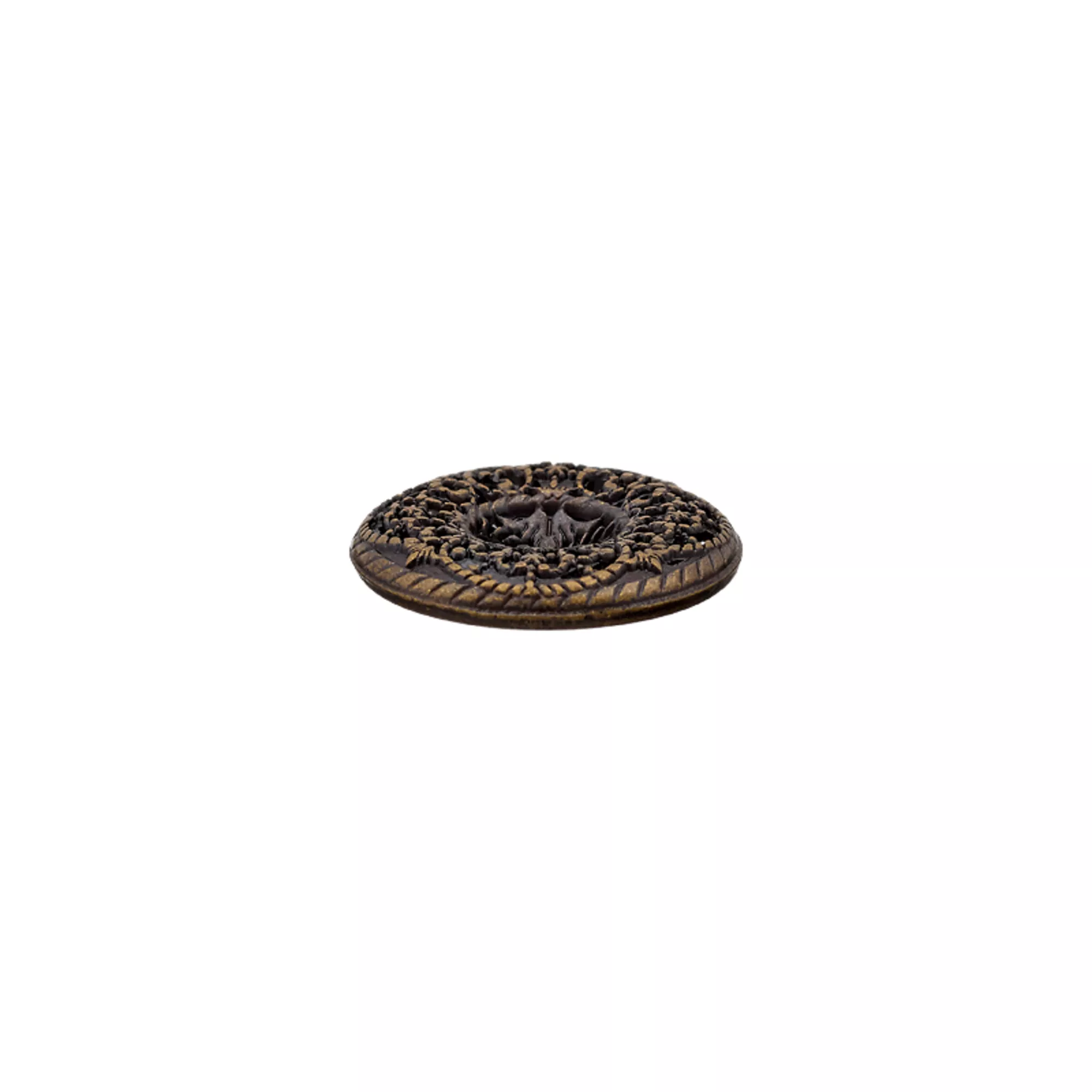 Metal button 2-holes, Boho Style