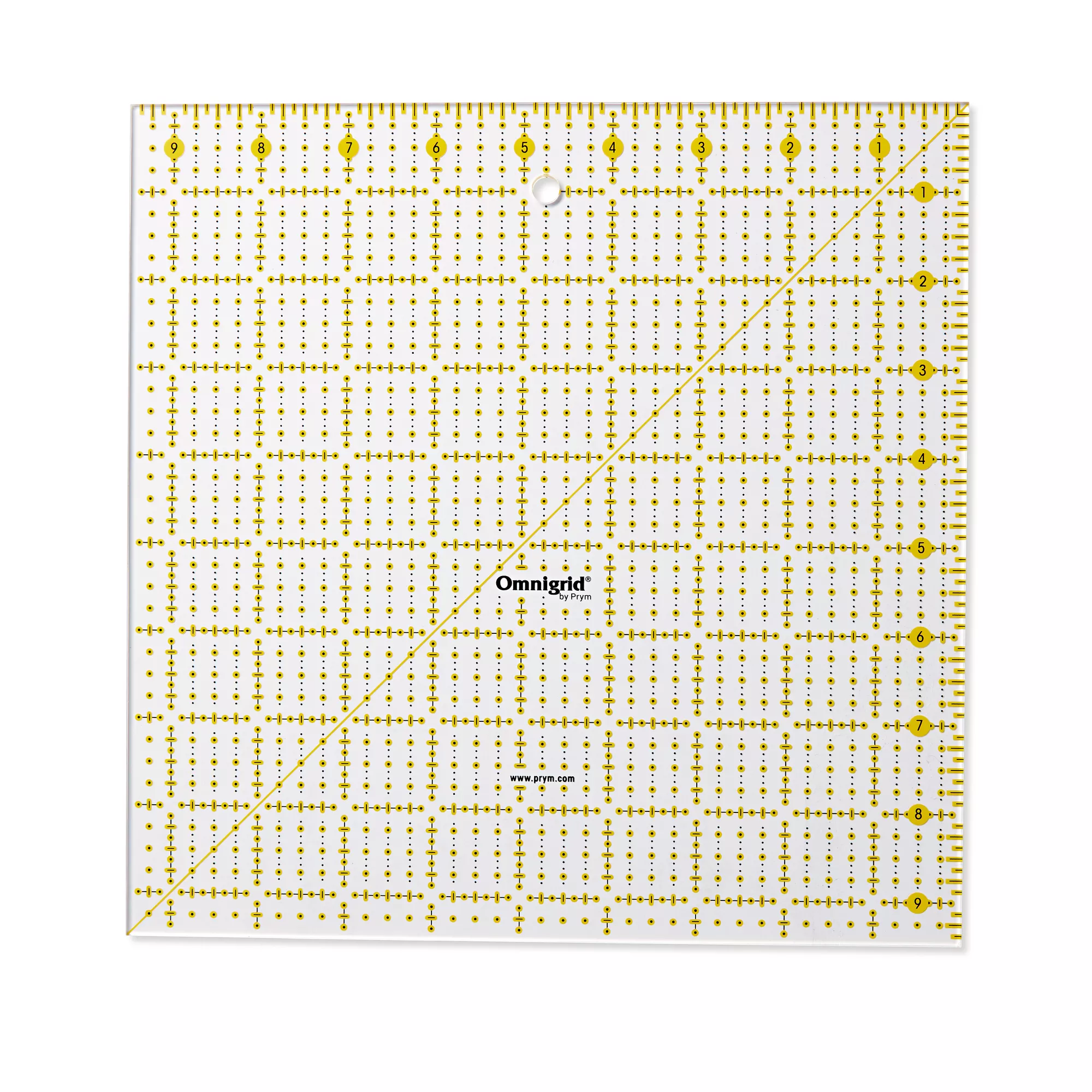 Universal ruler, 9.5x9.5inch