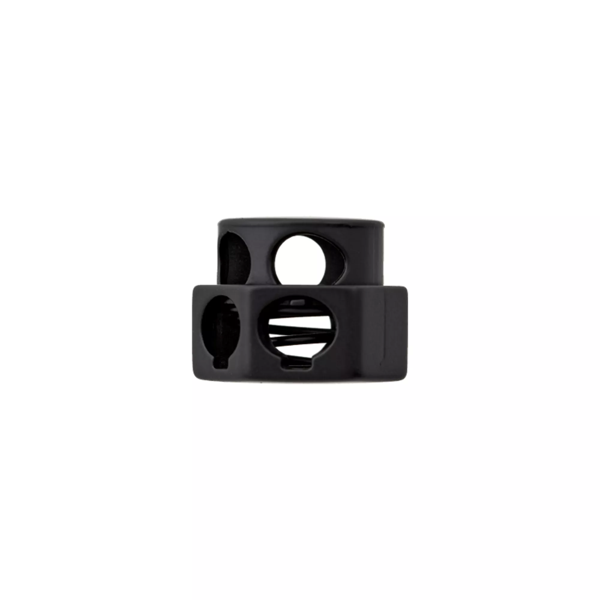 Bloccacordoncini/cunicolo 4mm, 2 fori