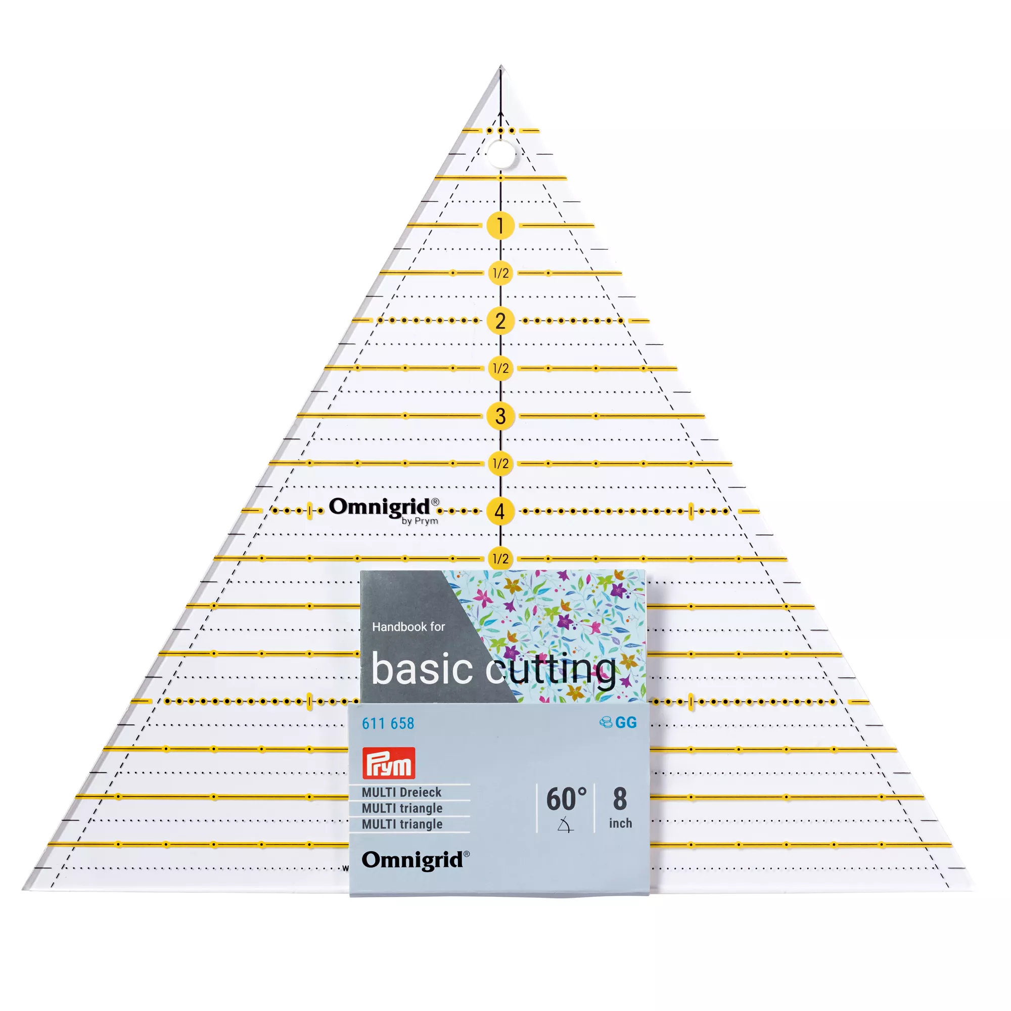 Patchwork ruler 60° triangle Multi 8 inch