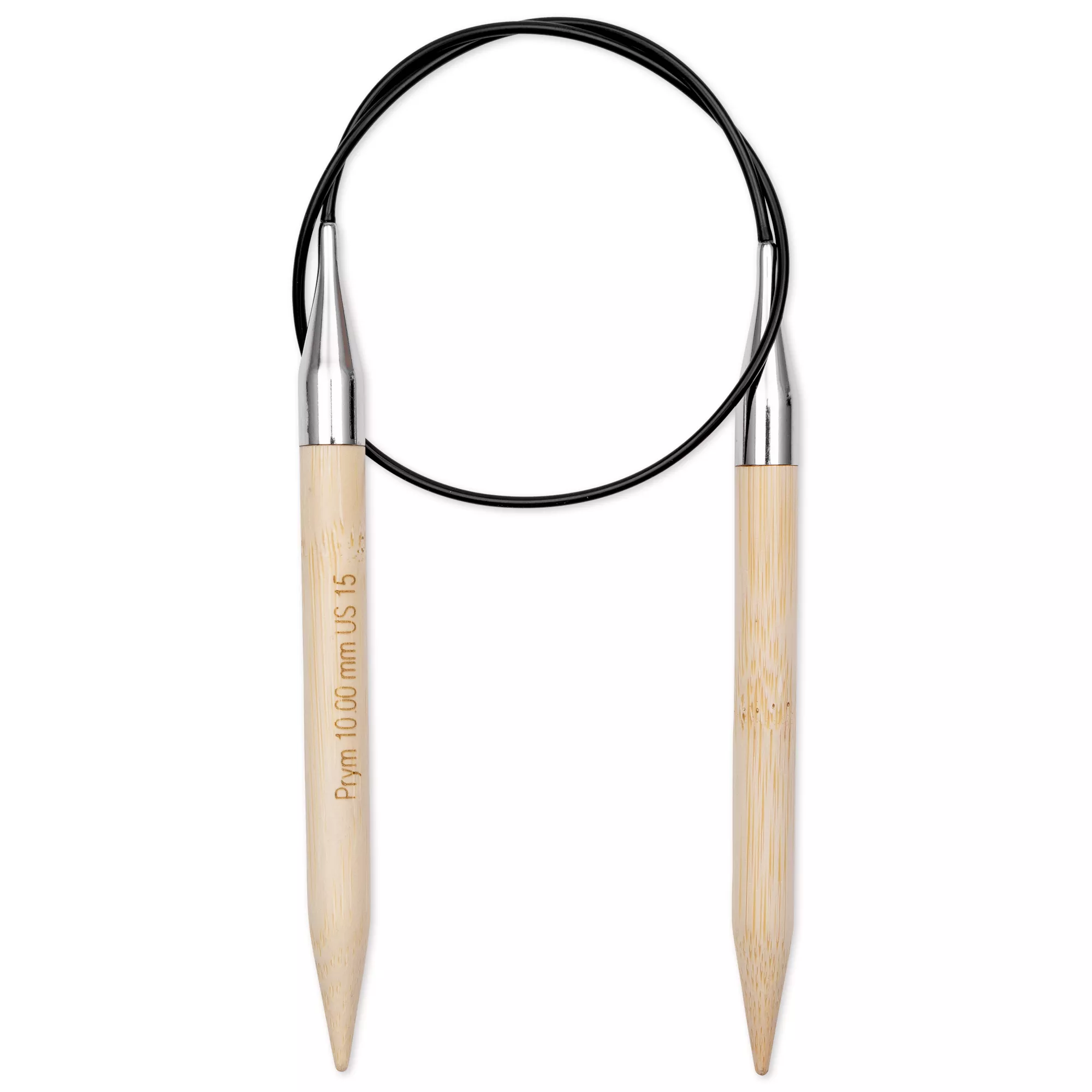 Aiguille à tricoter circulaire Bambou Prym 1530, 60cm, 10,00mm