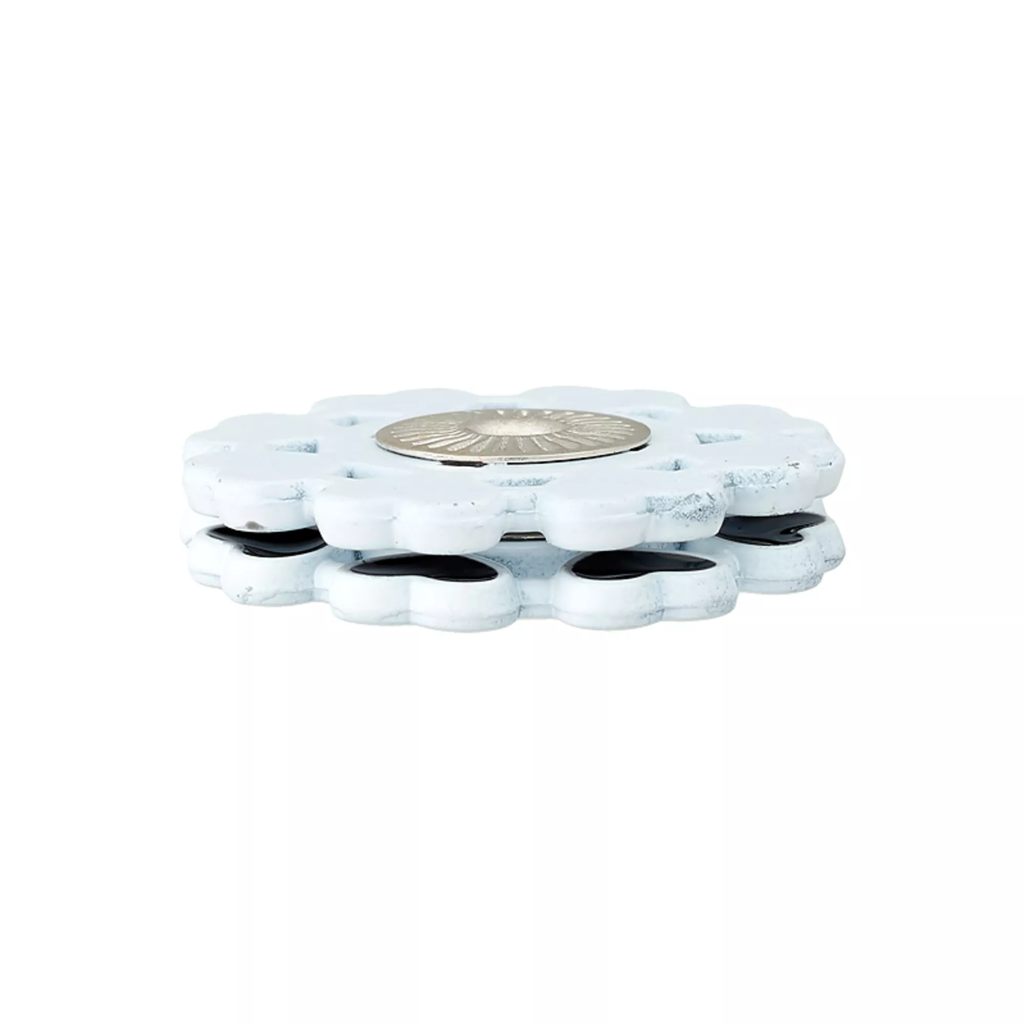 Metal snap button Heart