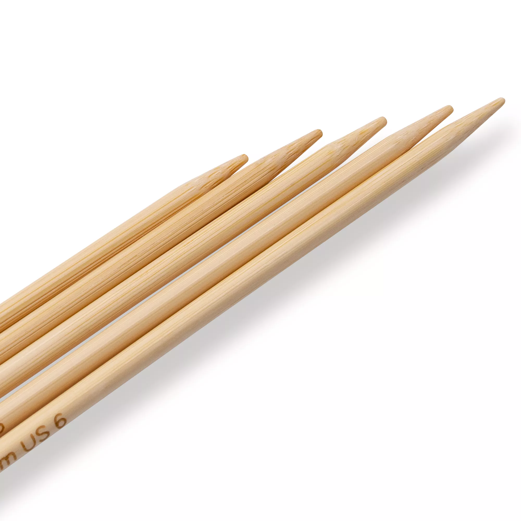 Gioco ferri a doppia punta Prym 1530, bambù, 20cm, 4,00mm