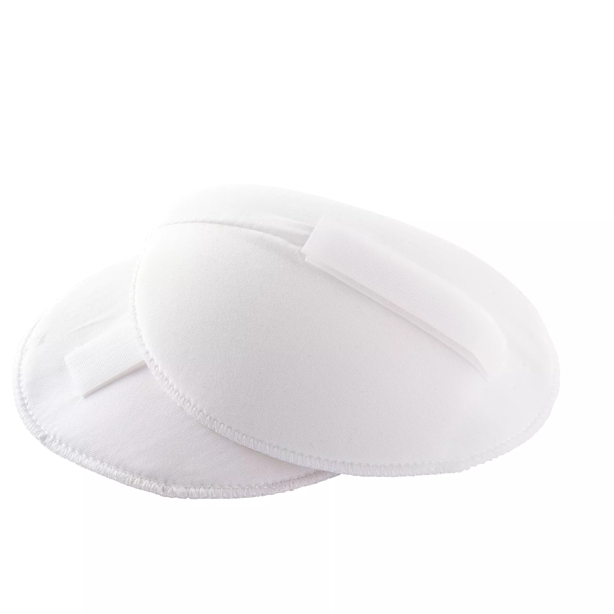 Shoulder pads raglan with hook and loop fastening M-L, white