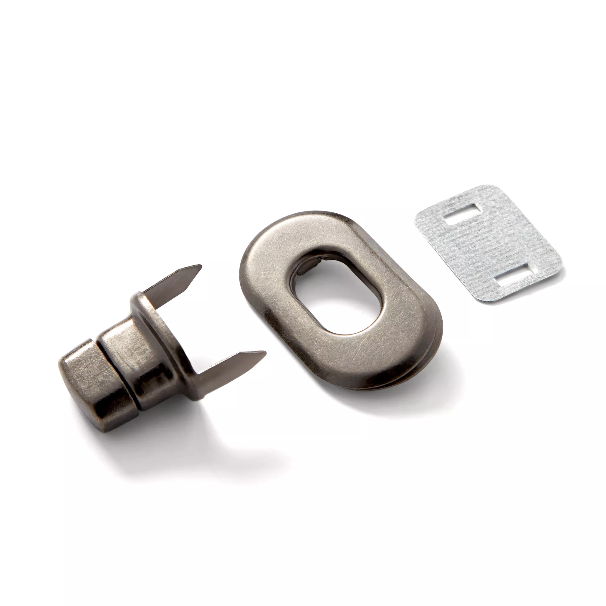 Torniquete para bolsos, plateado viejo