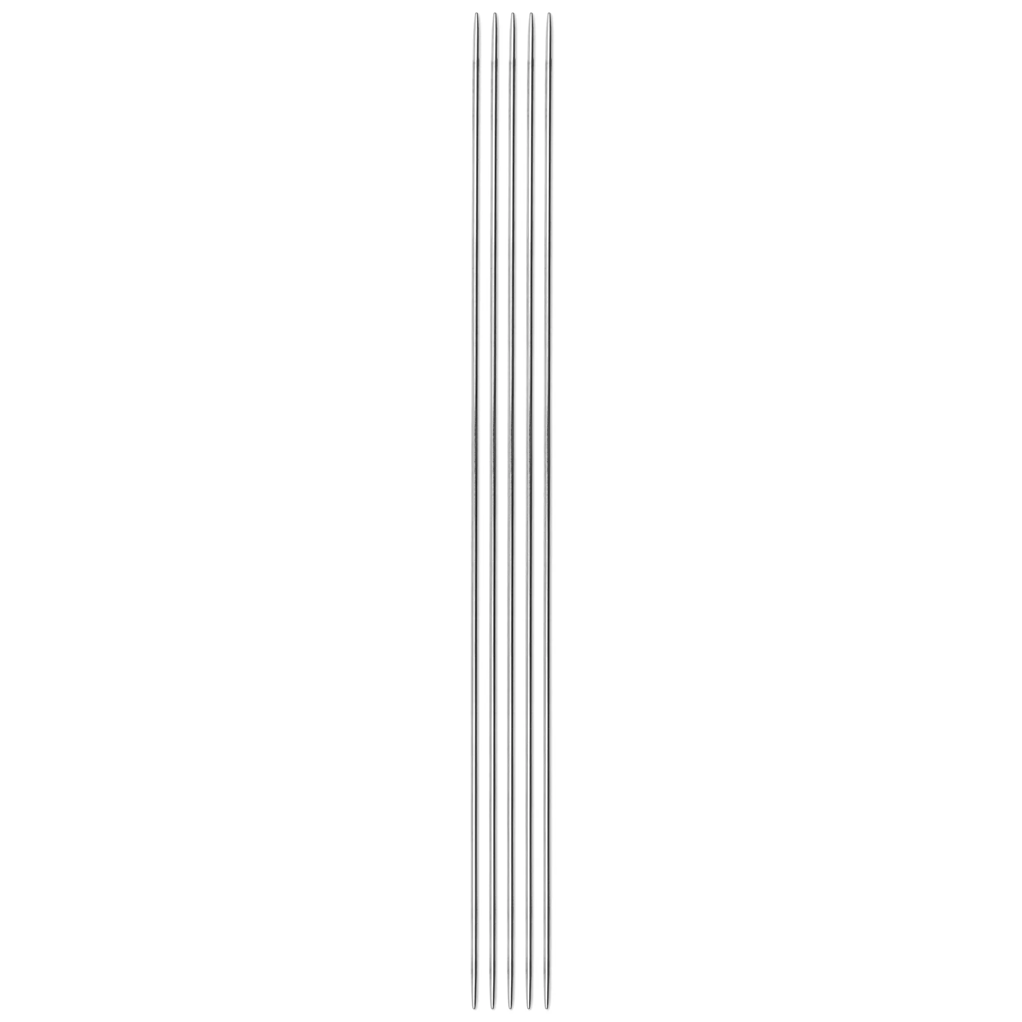 Double-pointed knitting needles, 20cm, 1.50mm, silver-coloured Double-pointed knitting needles, 20cm, 1.50mm, silver-coloured