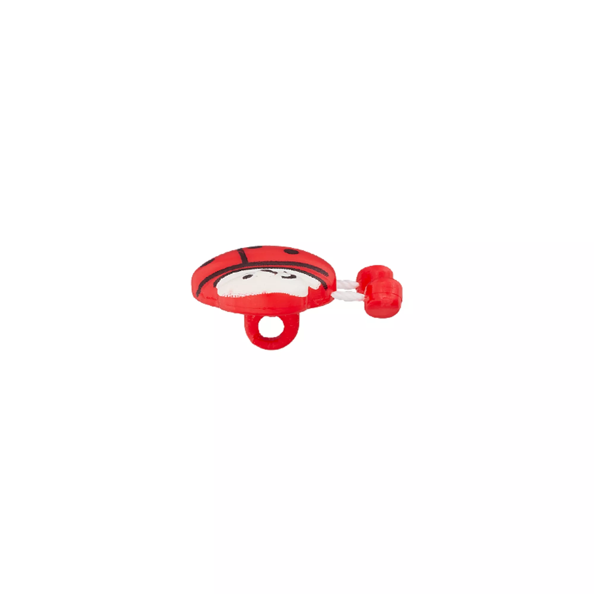 Polyester button Ladybug