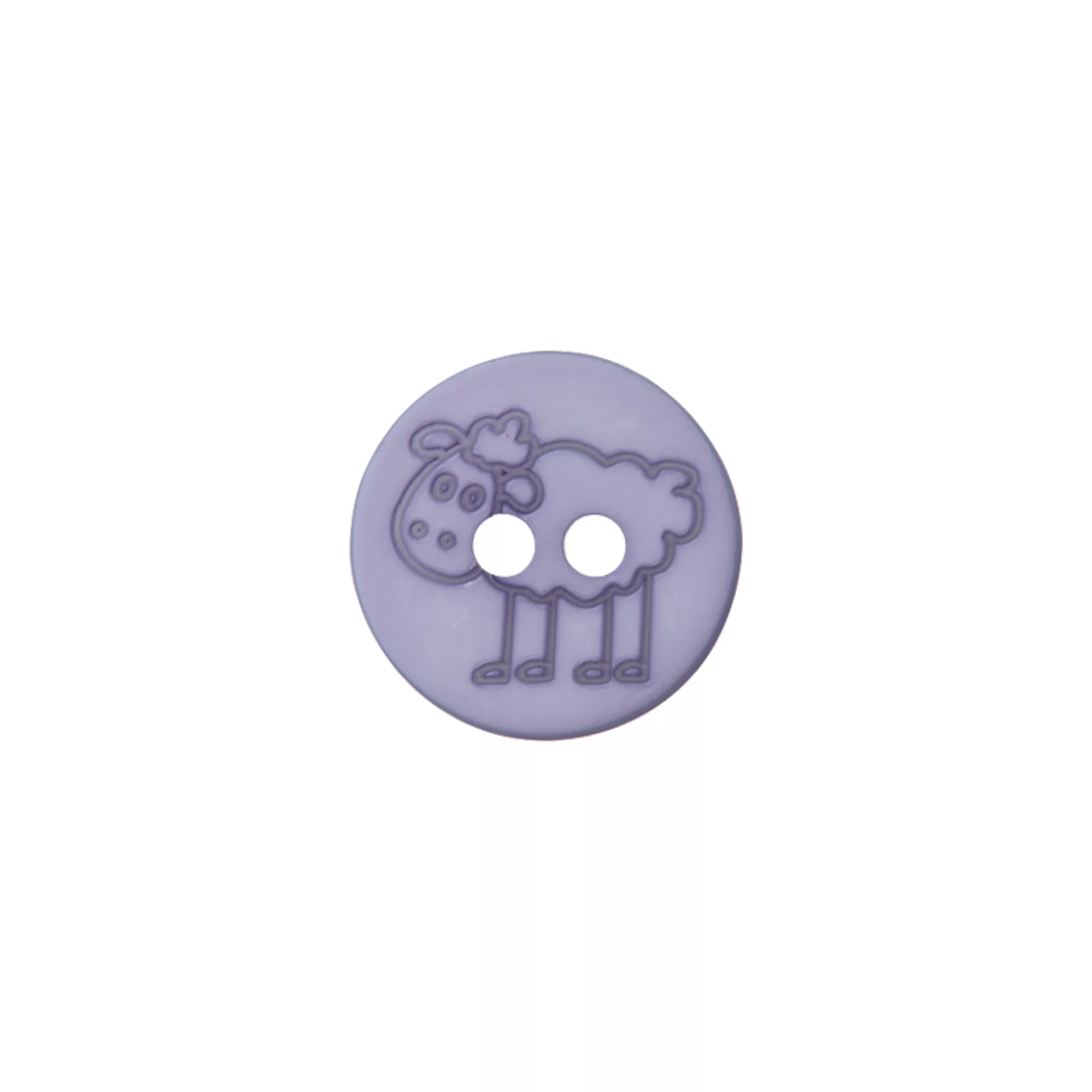 Polyester button 2-holes sheep