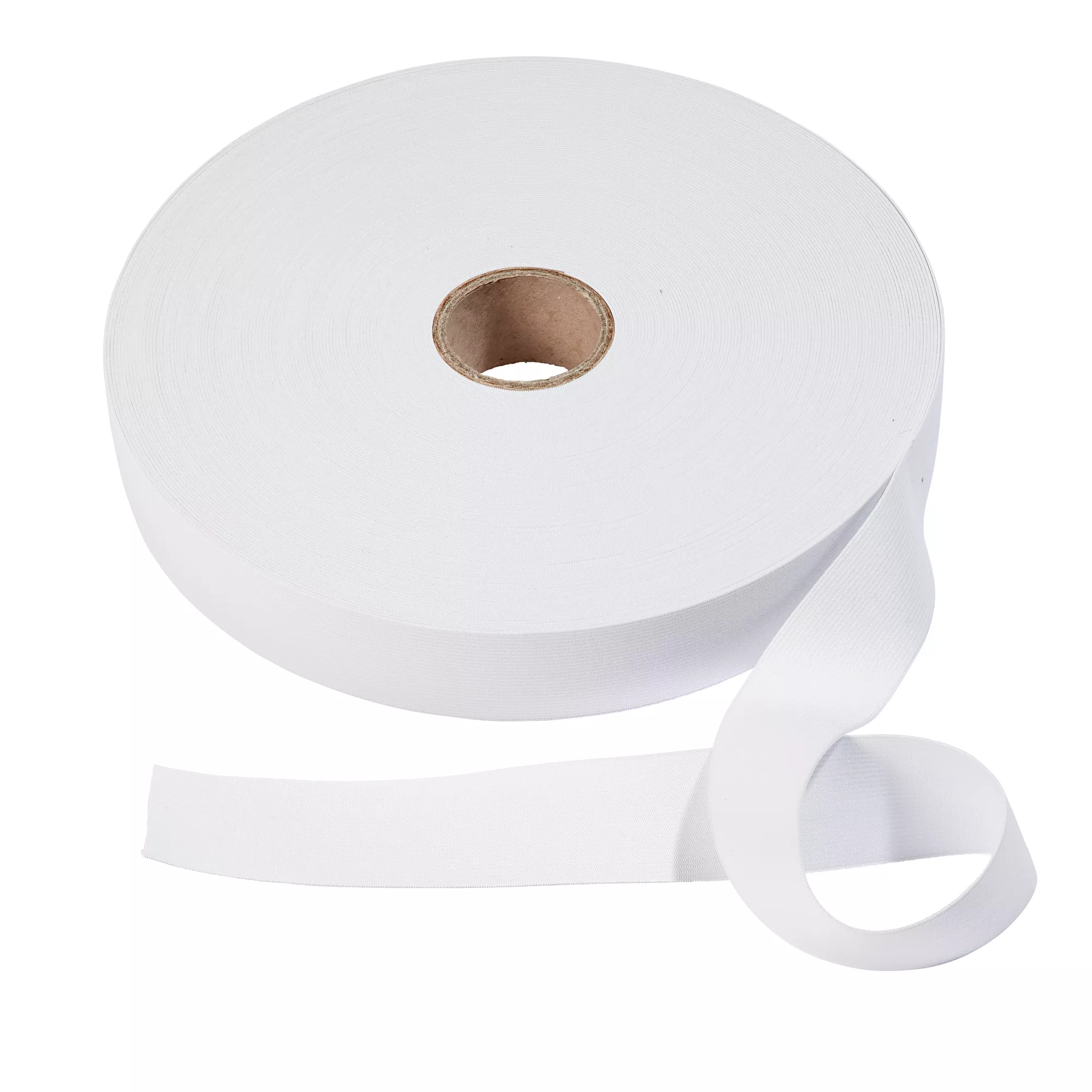 Nastro elastico soffice, 40mm, bianco, 50m