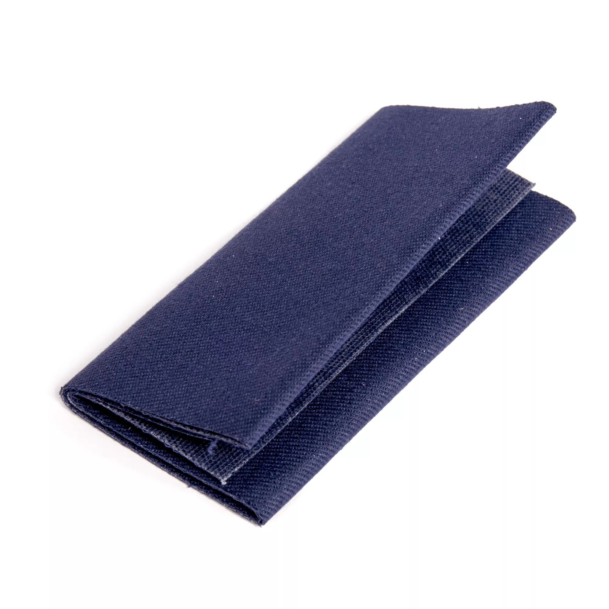 Pièce thermocollante, sergé, thermocollant, 12 x 45cm, bleu