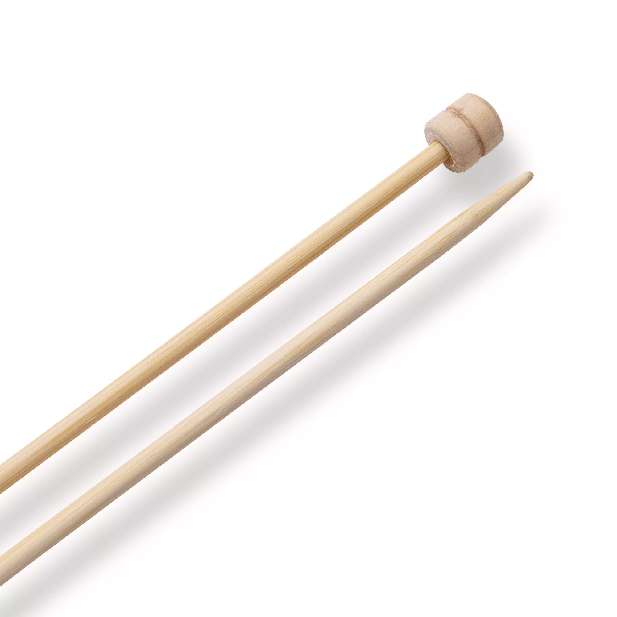 Single-pointed knitting needles Prym 1530, bamboo, 33cm, 3.00mm