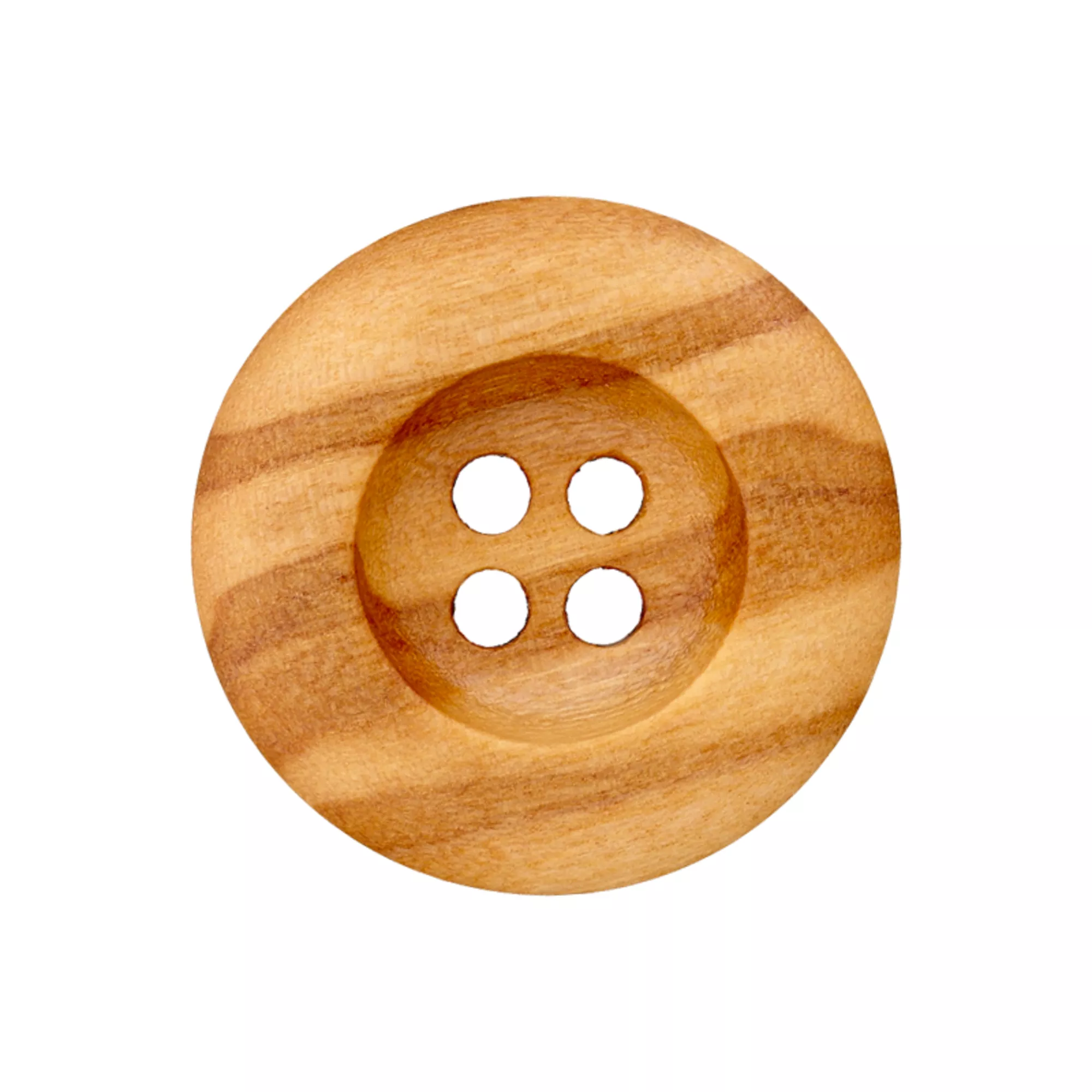Bouton bois 4-trous