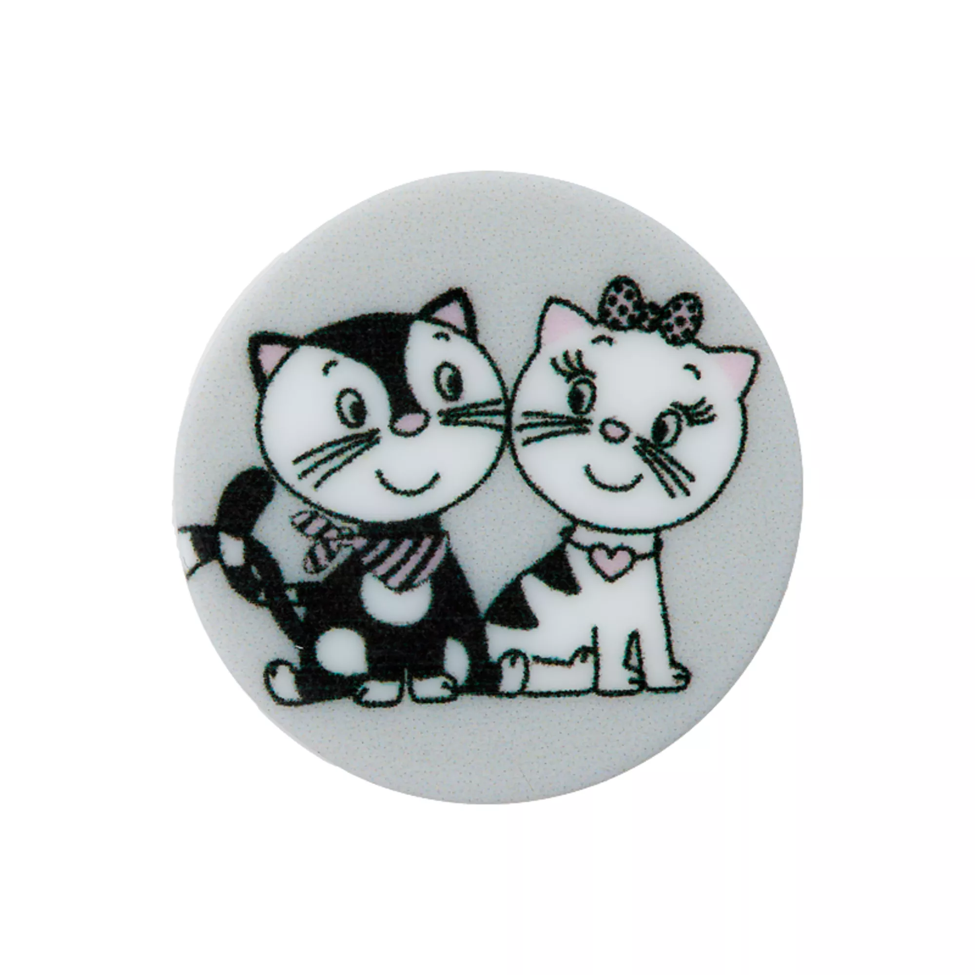 Polester button shank Cat Miau