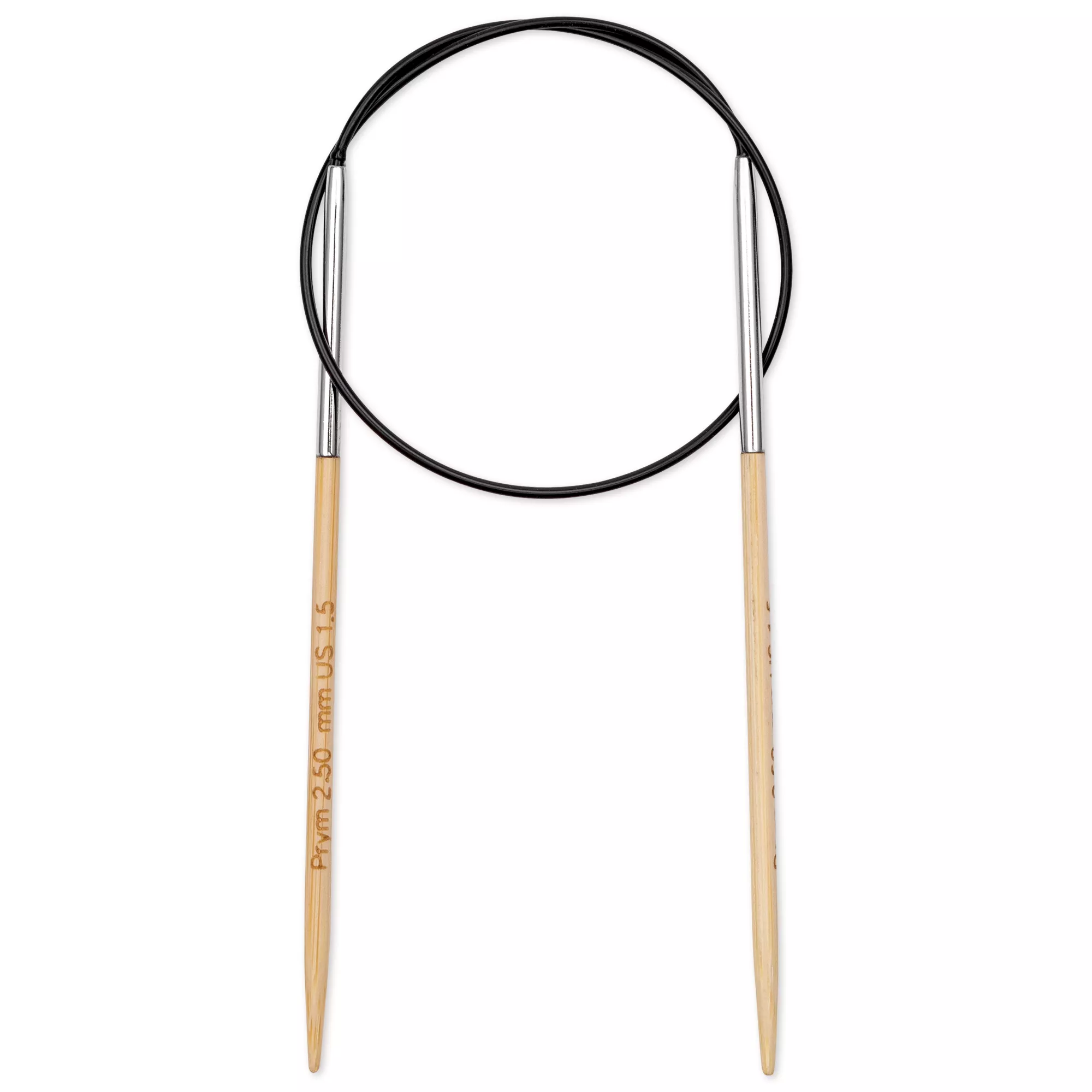Aiguille à tricoter circulaire Bambou Prym 1530, 40cm, 2,50mm