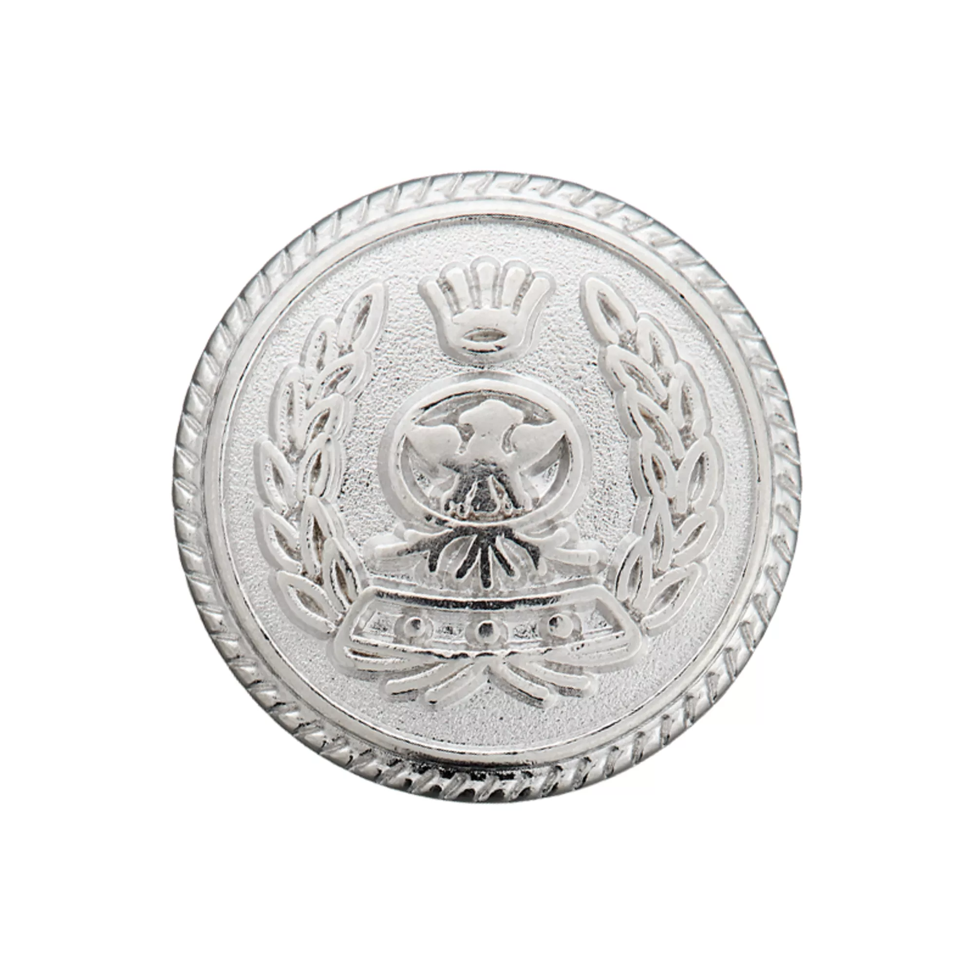 Bouton métal pied