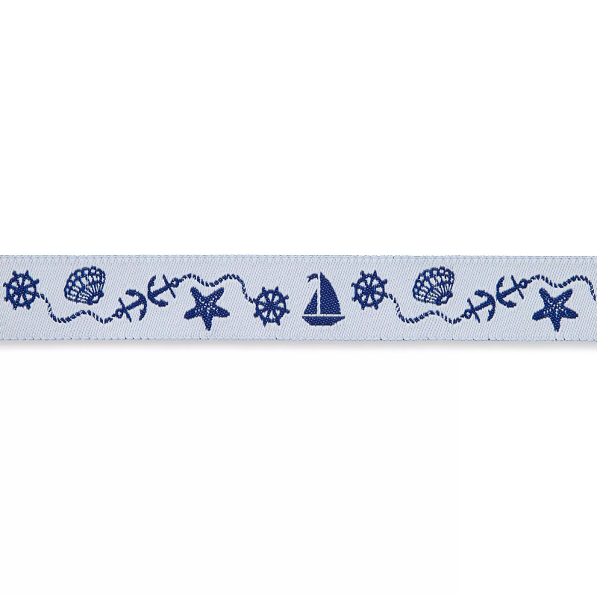 Jacquardborte Marine, 15mm, navy