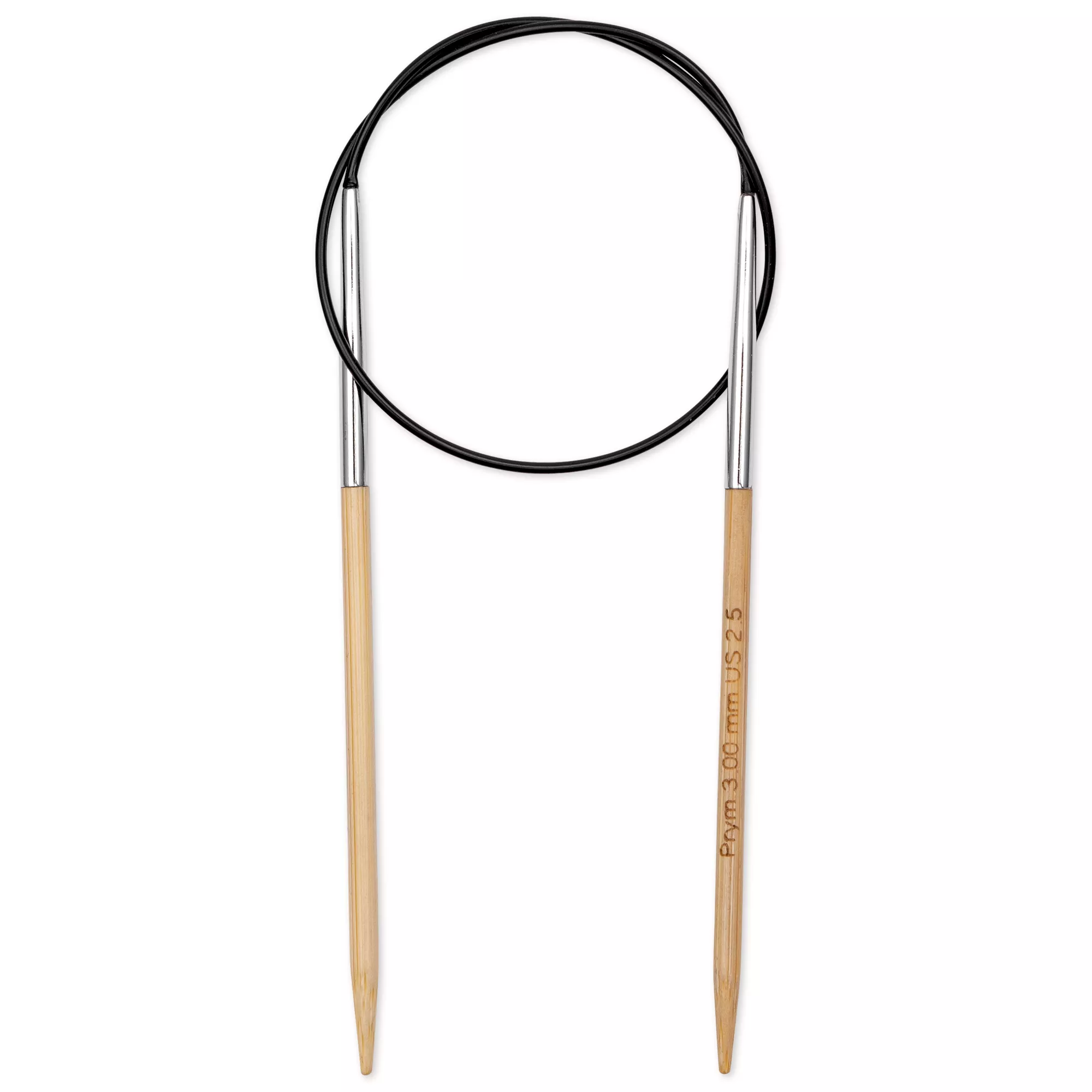Aiguille à tricoter circulaire Bambou Prym 1530, 40cm, 3,00mm