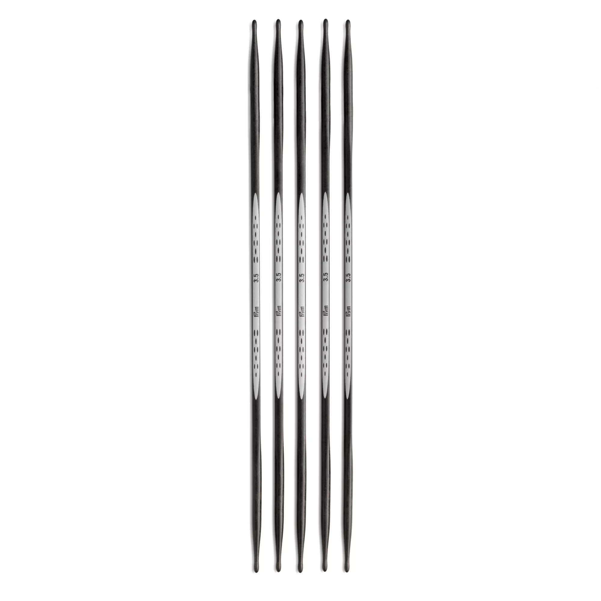 Double-pointed knitting needles prym.ergonomics, Carbon Technology, 20cm, 3.50mm