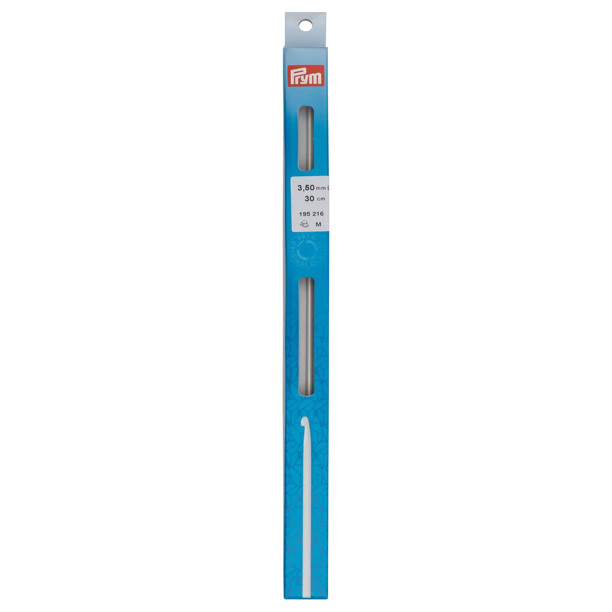 Ganchillos tunecinos, 30cm, 3,50mm, gris