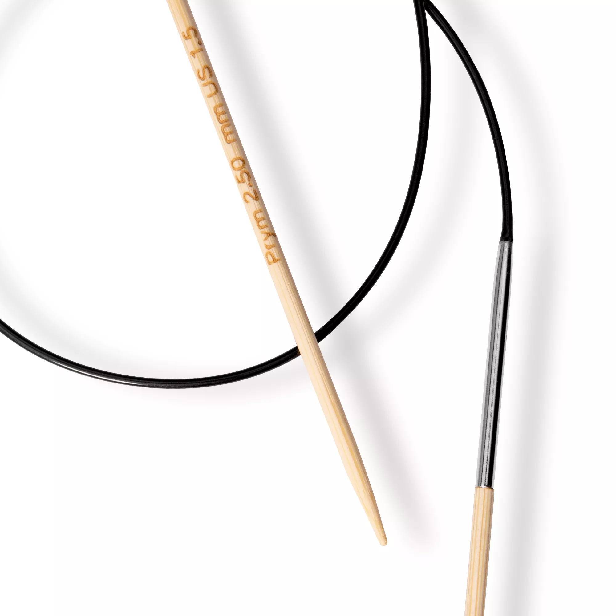 Aiguille à tricoter circulaire Bambou Prym 1530, 60cm, 2,50mm