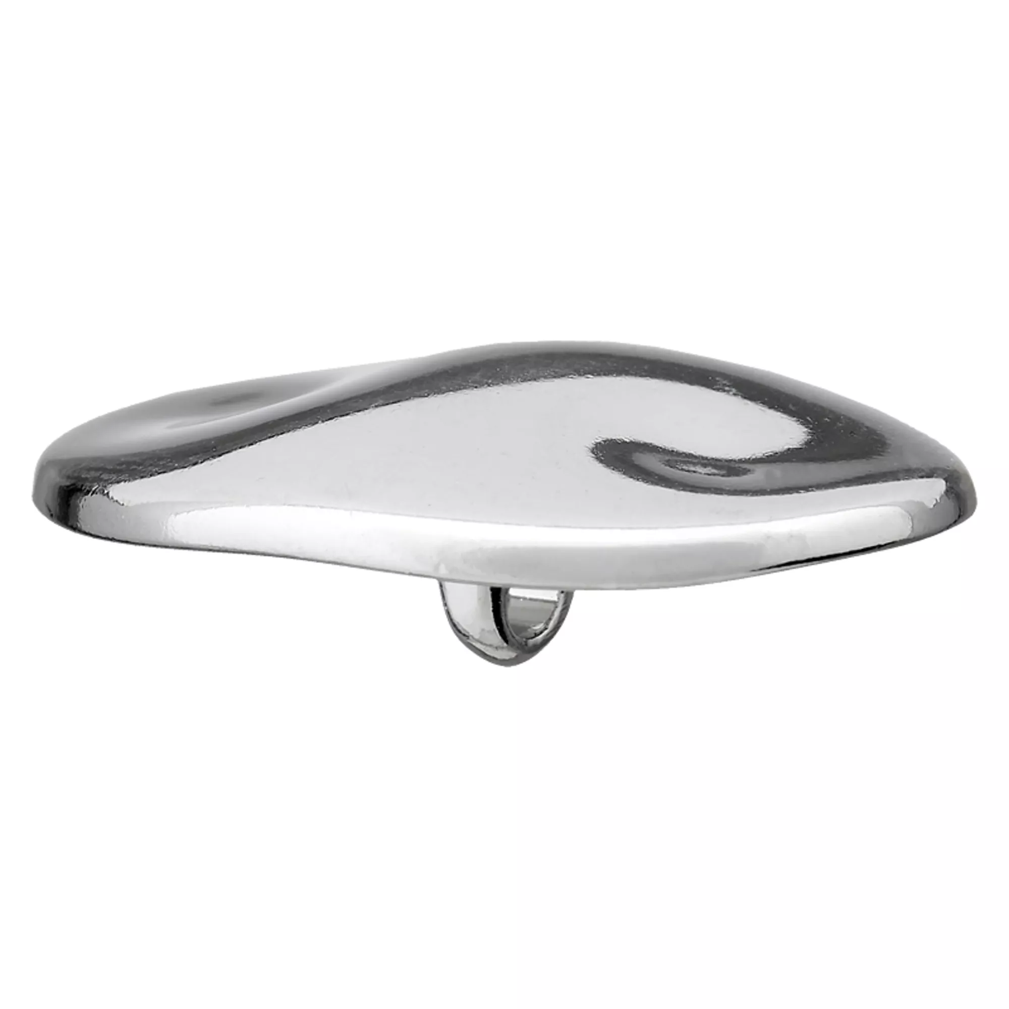 Bouton métal pied