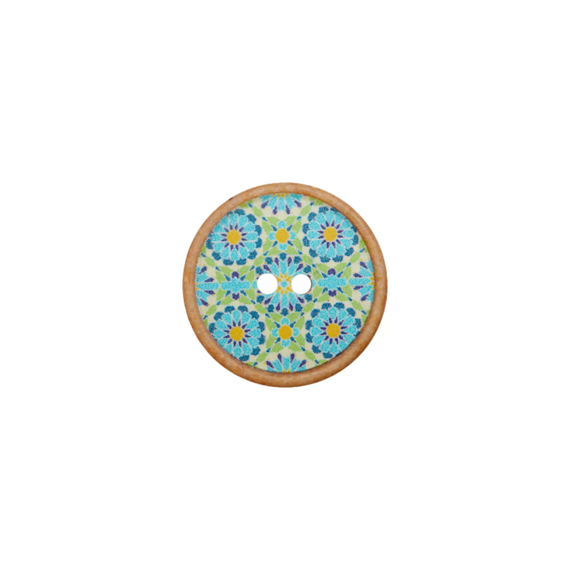 Polyamide button 2-holes, Flower