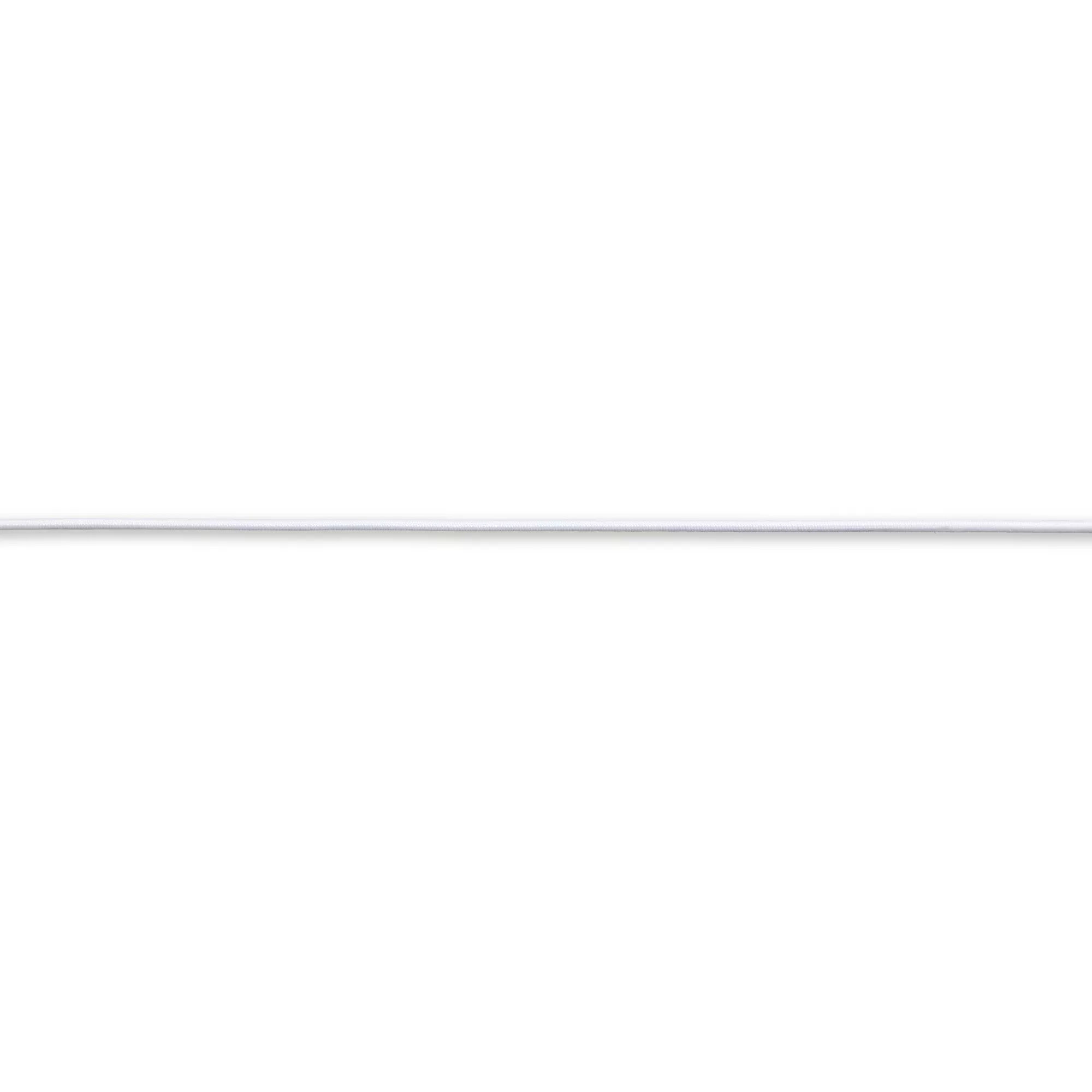 Cordoncino elastico, 2,5mm, bianco, 50m