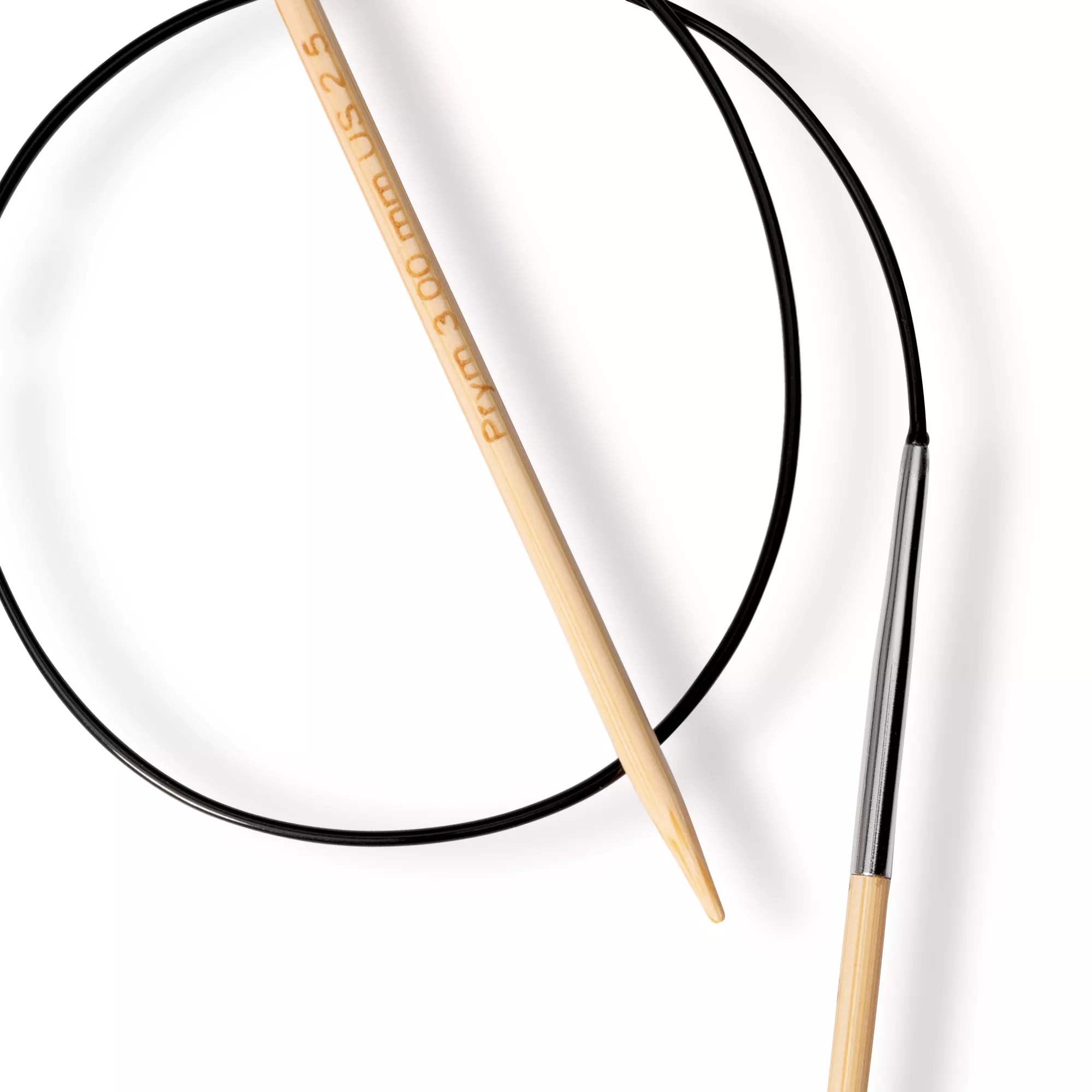 Aiguille à tricoter circulaire Bambou Prym 1530, 60cm, 3,00mm