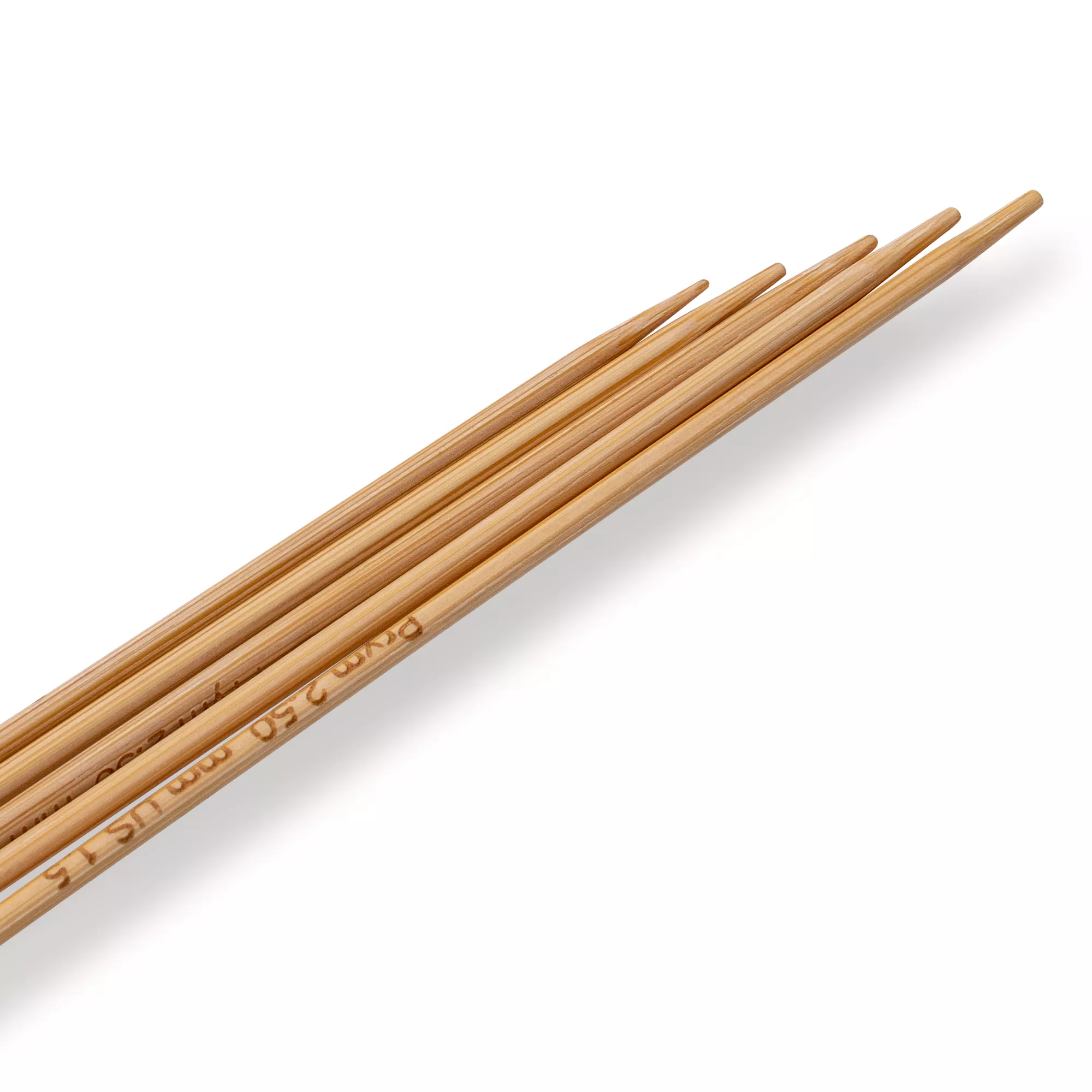 Gioco ferri a doppia punta Prym 1530, bambù, 15cm, 2,50mm