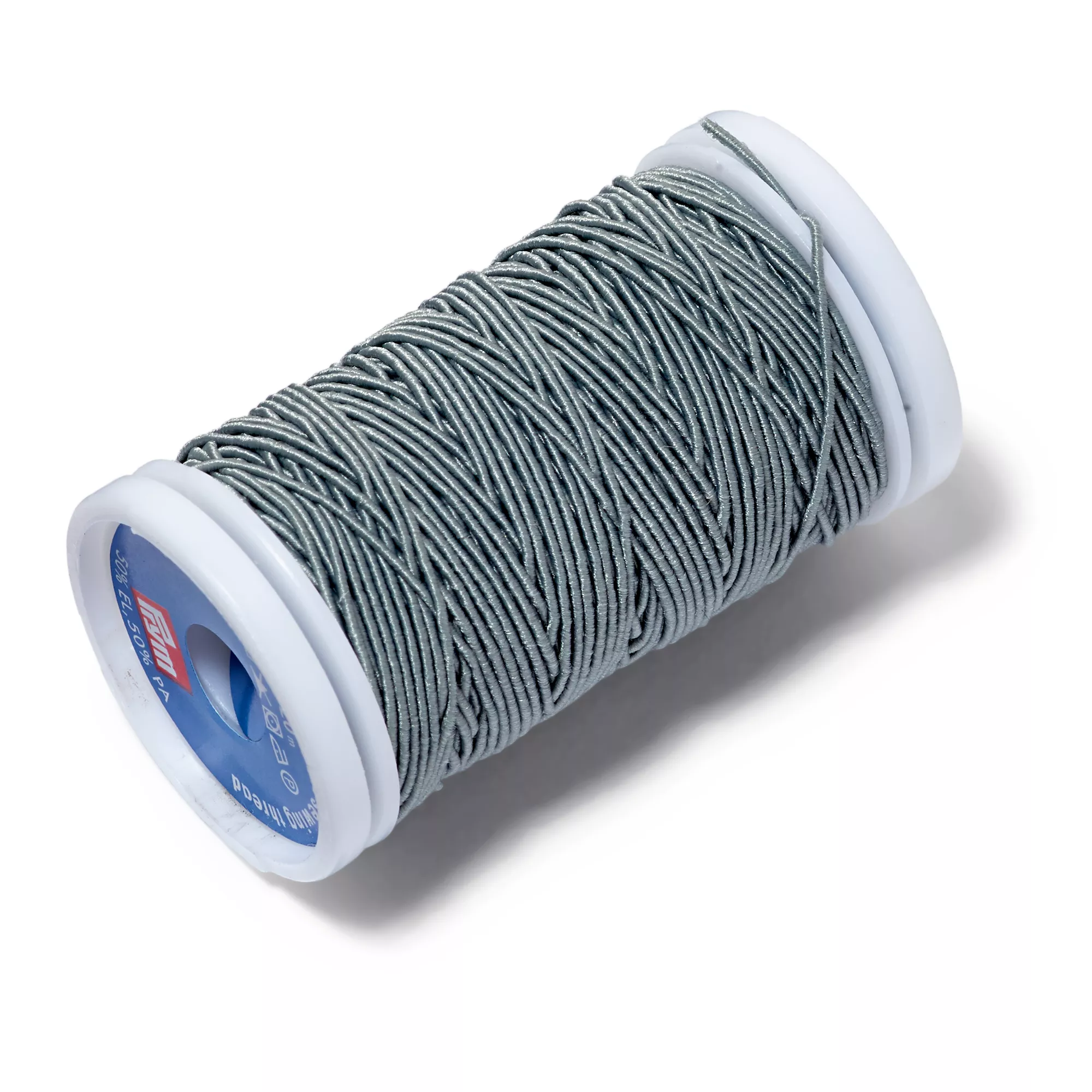 Elastic-Nähfaden 0,5mm, grau