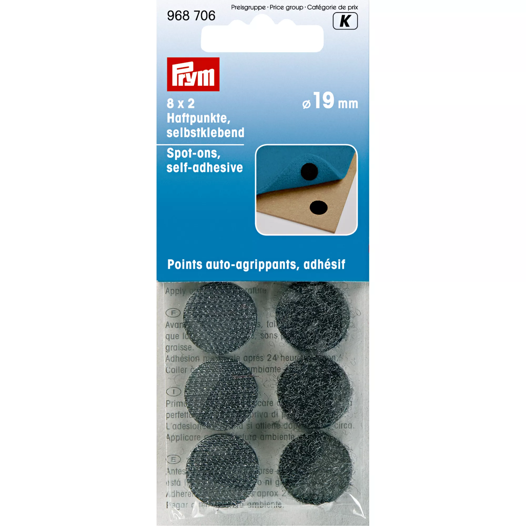 Spot-ons self-adhesive, black