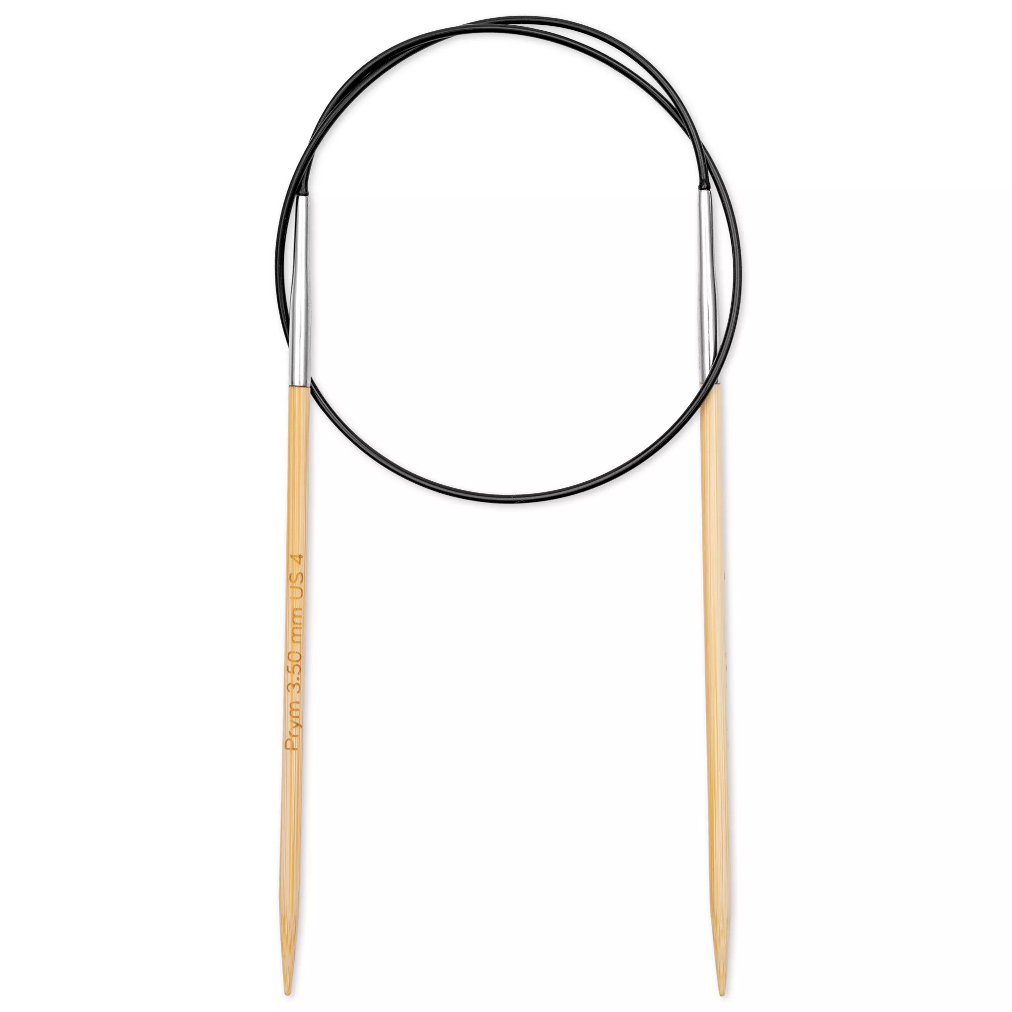 Aiguille à tricoter circulaire Bambou Prym 1530, 60cm, 3,50mm